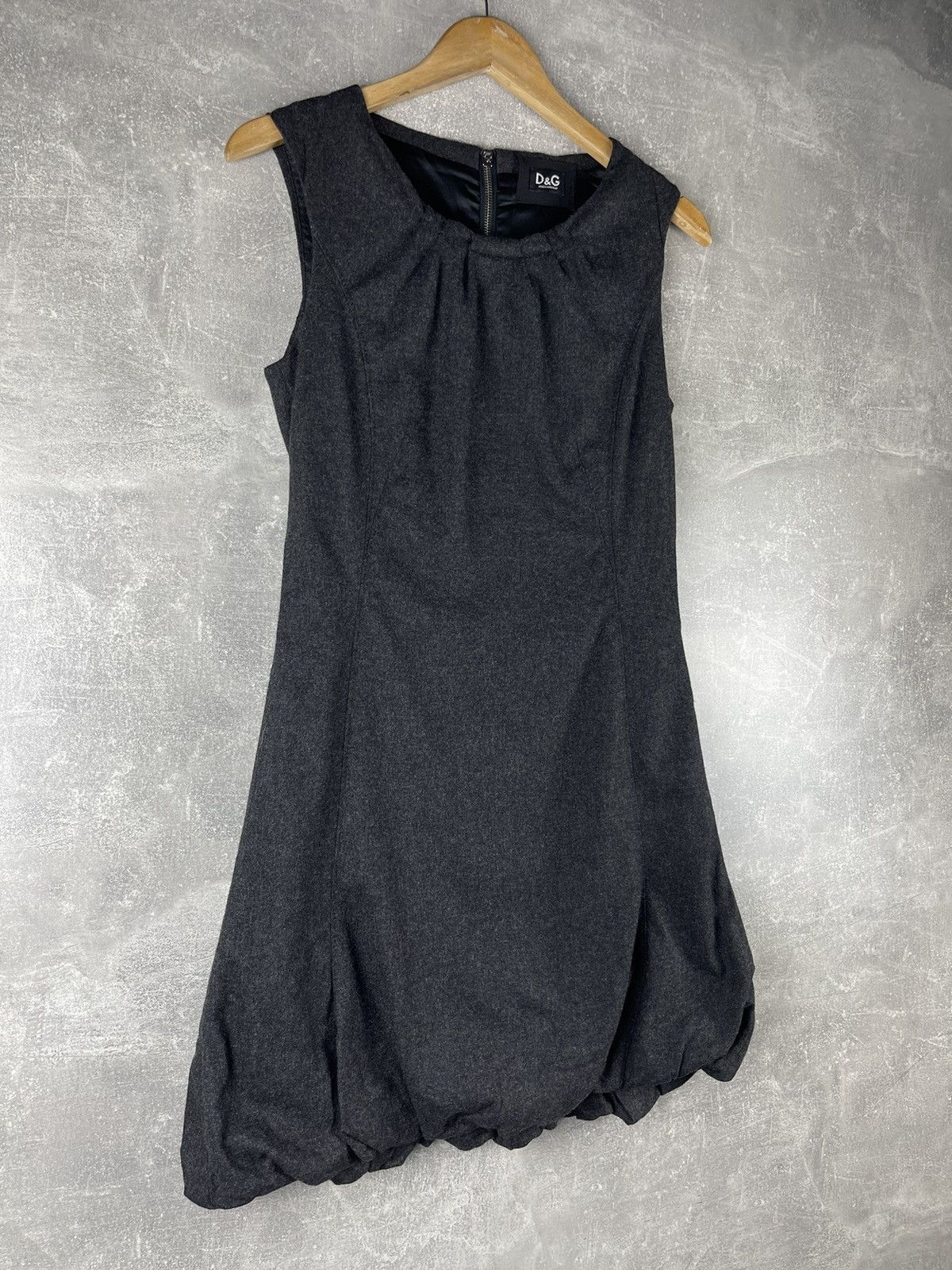Dolce & Gabbana Dolce & Gabbana D&G Vintage Wool Dress Sleeveless Bubble Hem Size M / US 6-8 / IT 42-44 - 3 Thumbnail