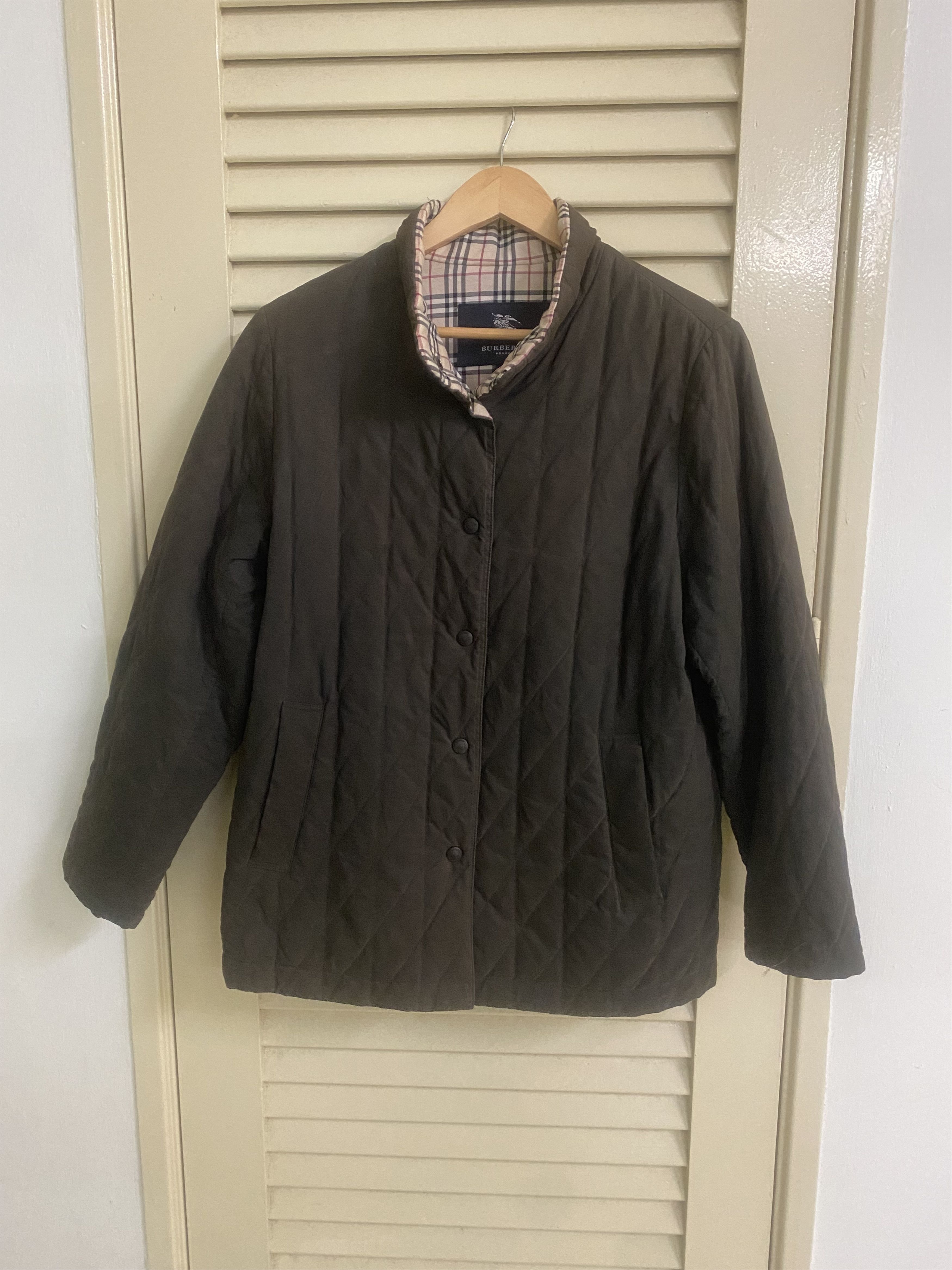 Burberry Burberry Quilted Padded Jacket Faded Brown Size US S / EU 44-46 / 1 - 1 Thumbnail