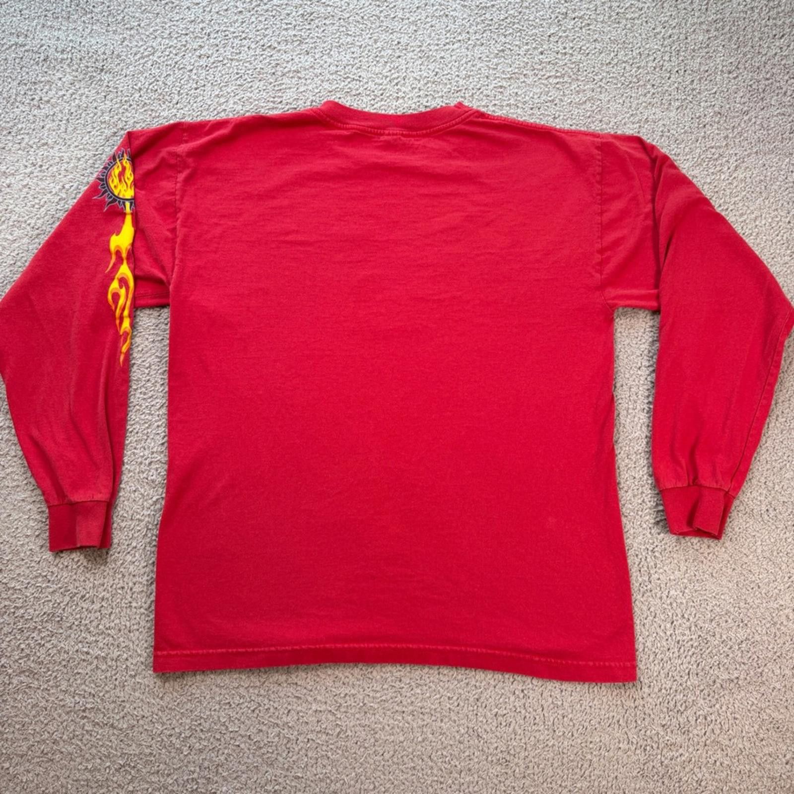 Other Vintage Extreme Limit Mens Red Long Sleeve Eagle T Shirt L Size US L / EU 52-54 / 3 - 2 Thumbnail