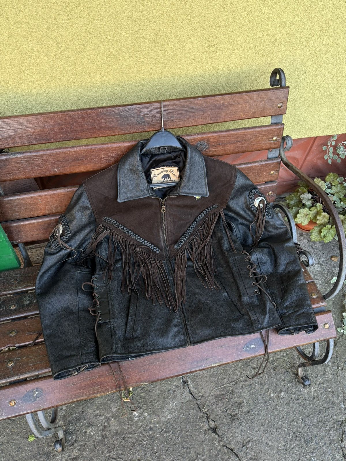 Vintage Vintage Suede Fringe Cowboy Western Leather Jacket Hype Rare Size US M / EU 48-50 / 2 - 1 Thumbnail