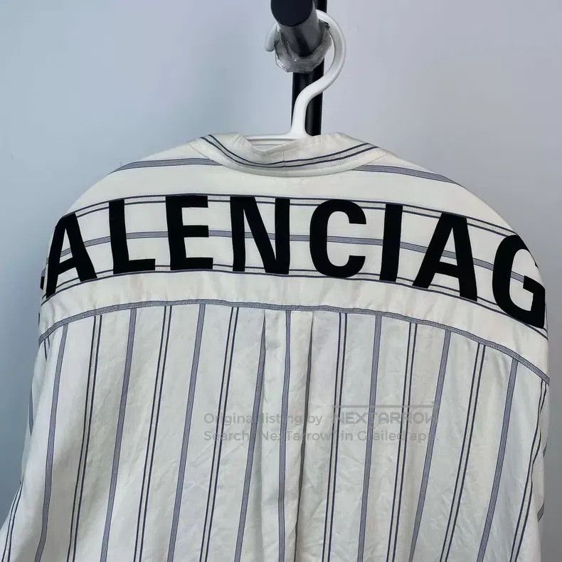 Balenciaga Balenciaga Striped Shirt Size XS / US 0-2 / IT 36-38 - 7 Thumbnail