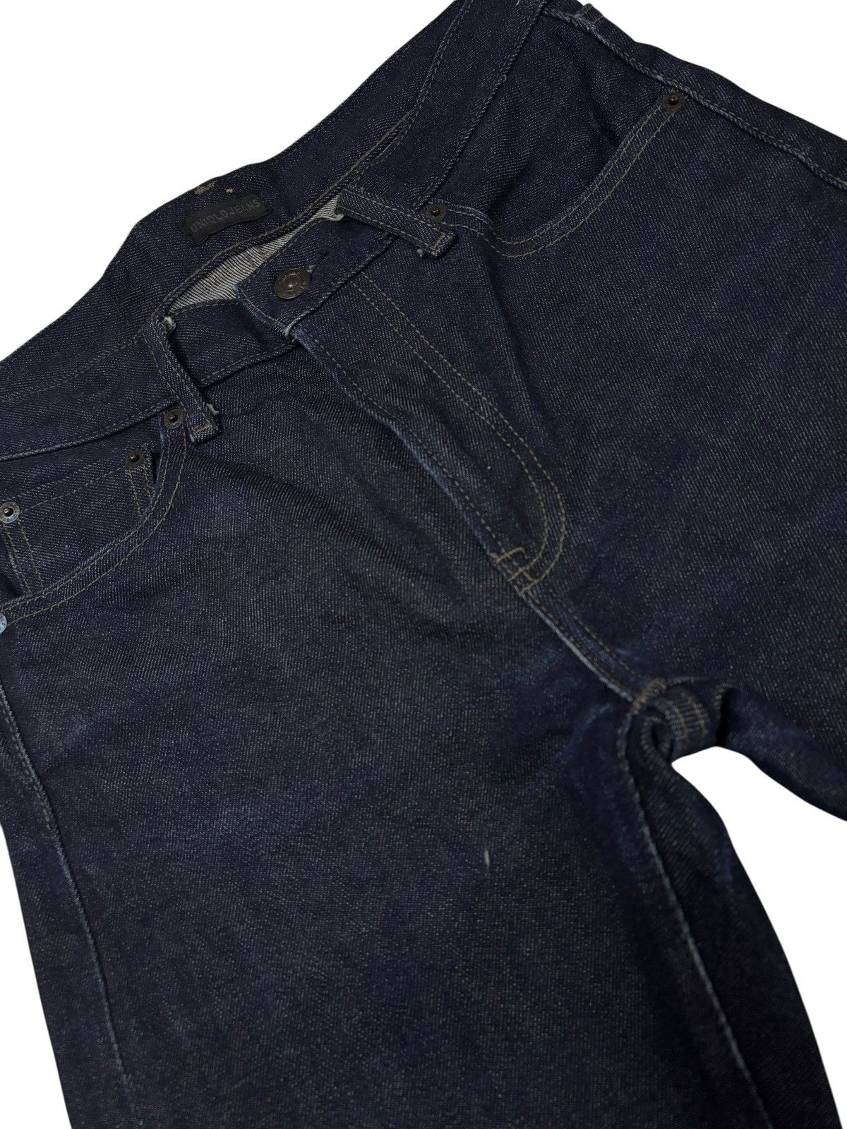 Japanese Brand Vtg Kaihara Denim Uniqlo Selvedge Jeans Size US 29 - 6 Thumbnail