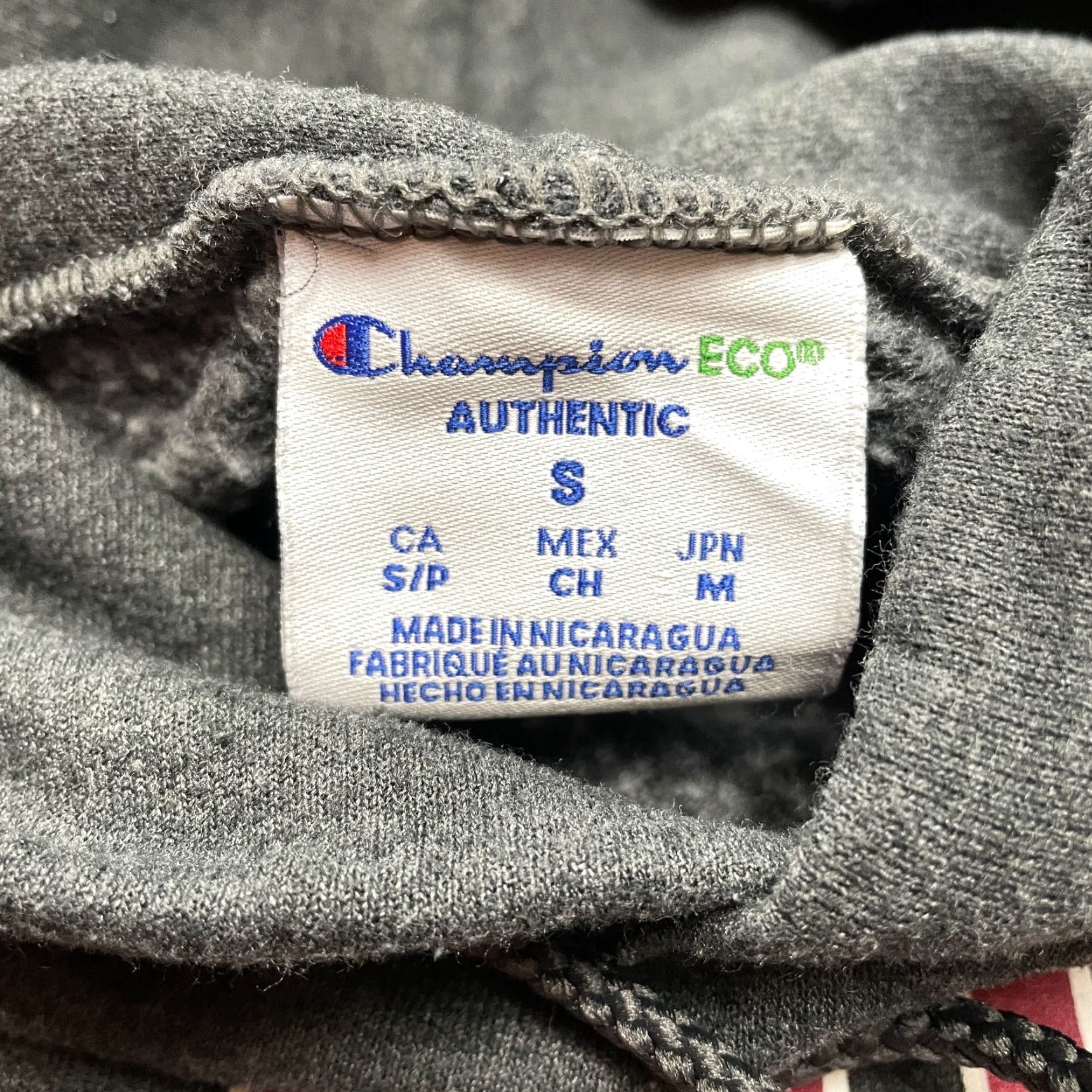 Champion Champion Hoodie Mens Small Gray Logo Pullover Sweatshirt Knit Size US S / EU 44-46 / 1 - 6 Thumbnail