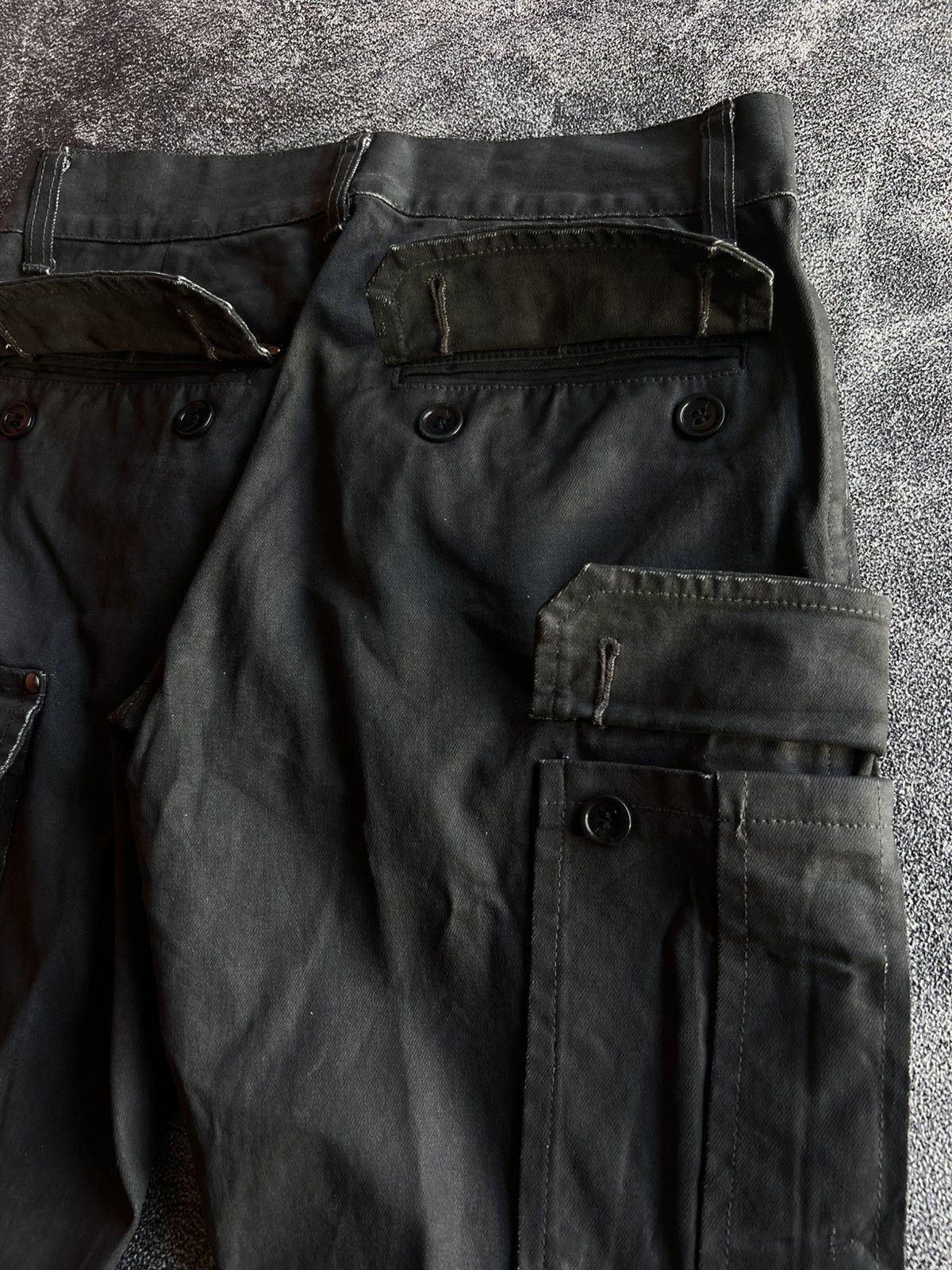 5351 POUR LES HOMMES 5351 Pour Les Hommes Waxed Cargo Pants Size US 28 / EU 44 - 8 Thumbnail