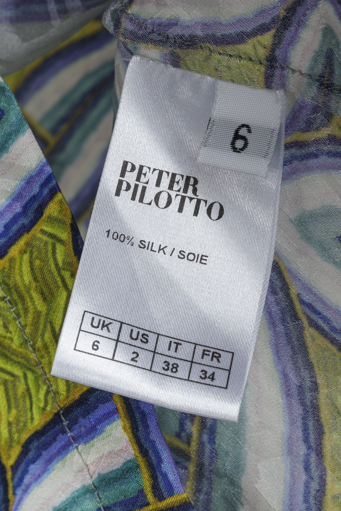 Peter Pilotto Peter Pilotto Selene Silk Jacquard Top Size M / US 6-8 / IT 42-44 - 7 Thumbnail