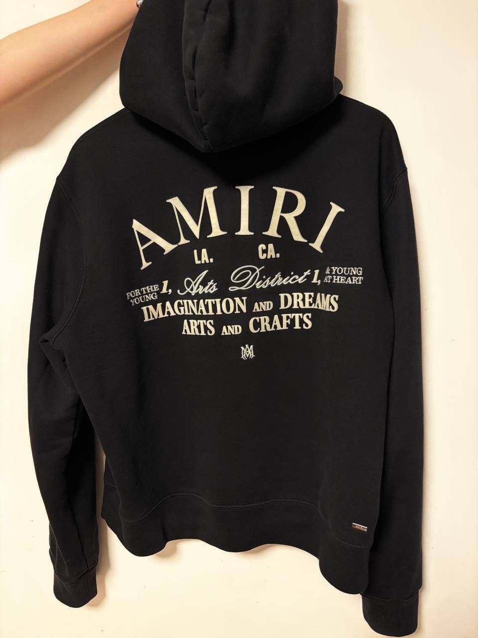 Amiri 🖤 AMIRI Black Logo Hoodie 🖤 Size US M / EU 48-50 / 2 - 2 Thumbnail