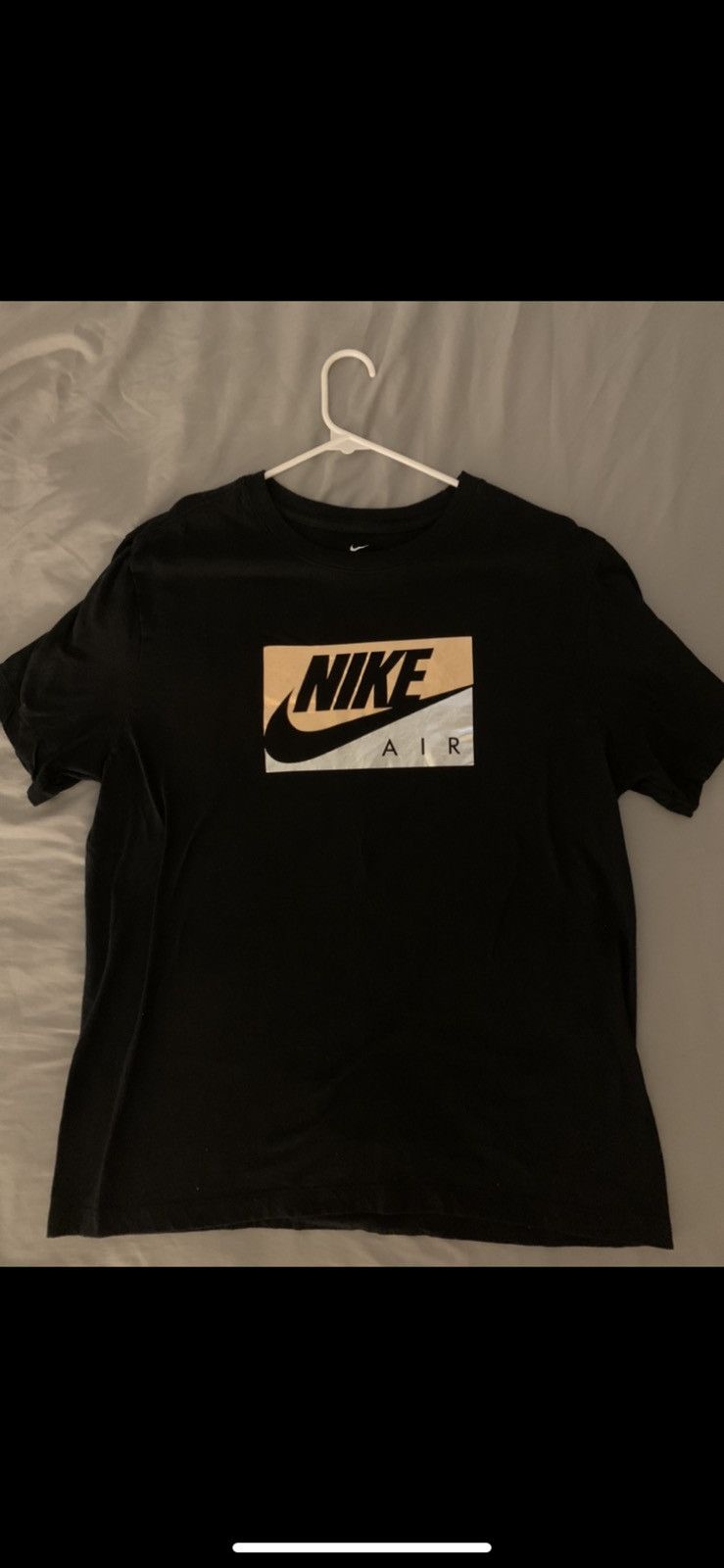 Nike Nike Box Logo Metallic T Shirt Size US L / EU 52-54 / 3 - 1 Thumbnail