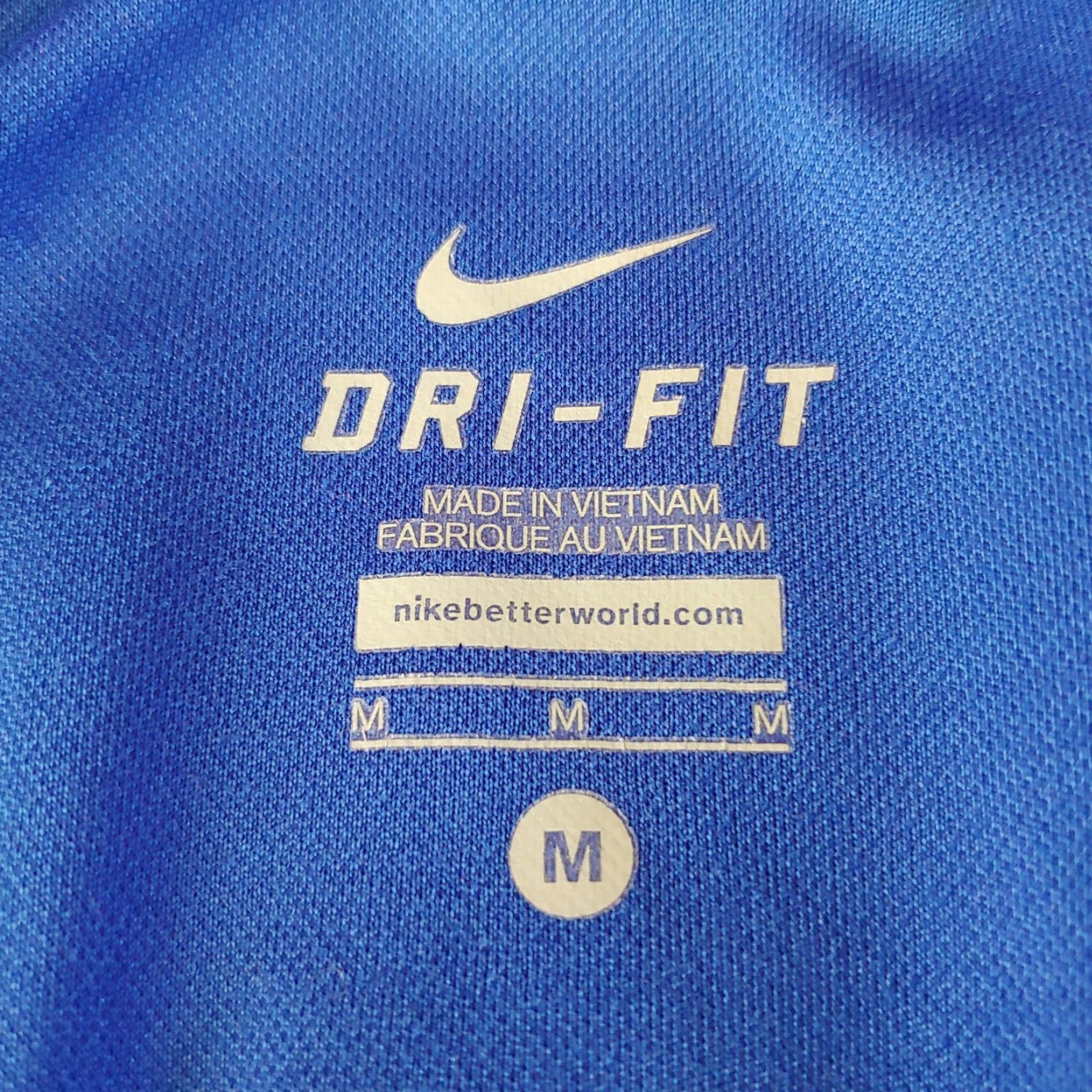 Nike Nike Dri-Fit Shirt Long Sleeve Medium Blue Geometric Athletic Pullover Women Size M / US 6-8 / IT 42-44 - 6 Thumbnail