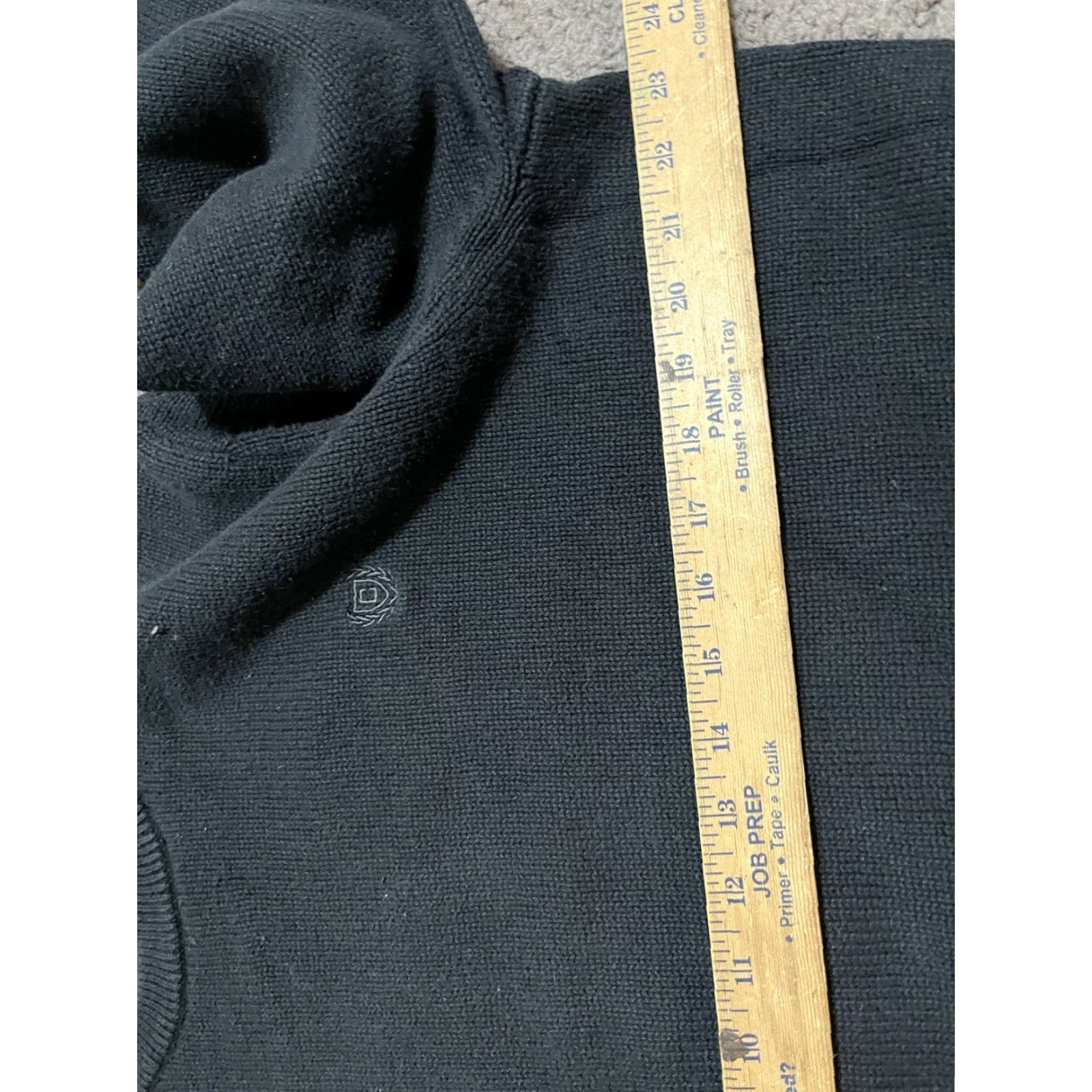 Chaps VINTAGE Chaps Ralph Lauren Long Sleeve Crew Neck Sweater XL Black 100% Cotton Heavyweight Logo Embroidered Mens Regular Knit Crewneck Sweater Size US XL / EU 56 / 4 - 5 Thumbnail