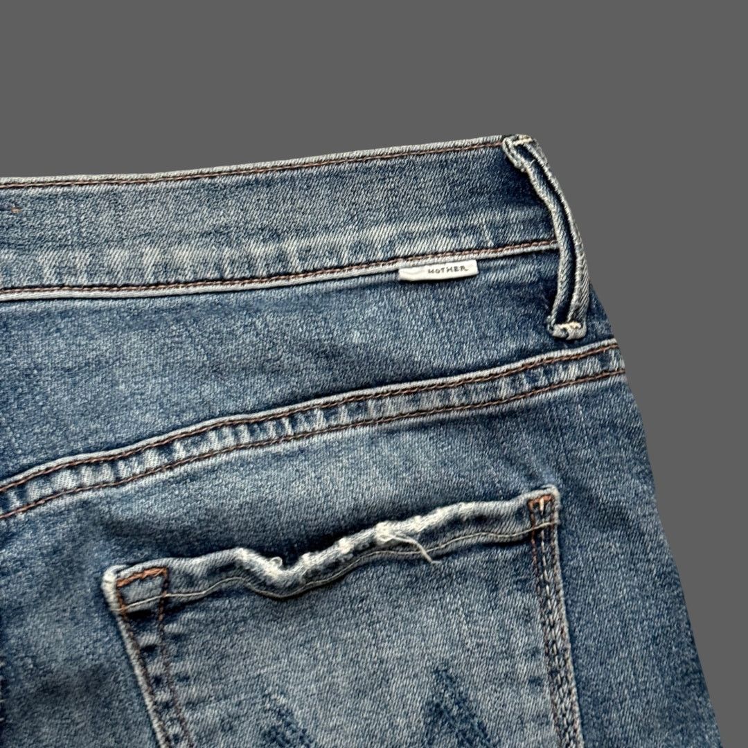 MOTHER Mother Insider Crop Step Fray Jeans Dancing on Coals 27 Size 27" / US 4 / IT 40 - 10 Thumbnail