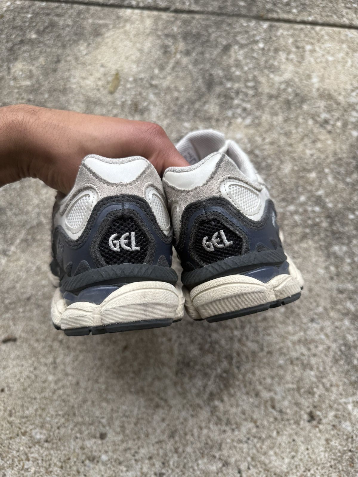 Asics Gel-NYC White Smoke Grey Size US 8 / EU 41 - 7 Thumbnail