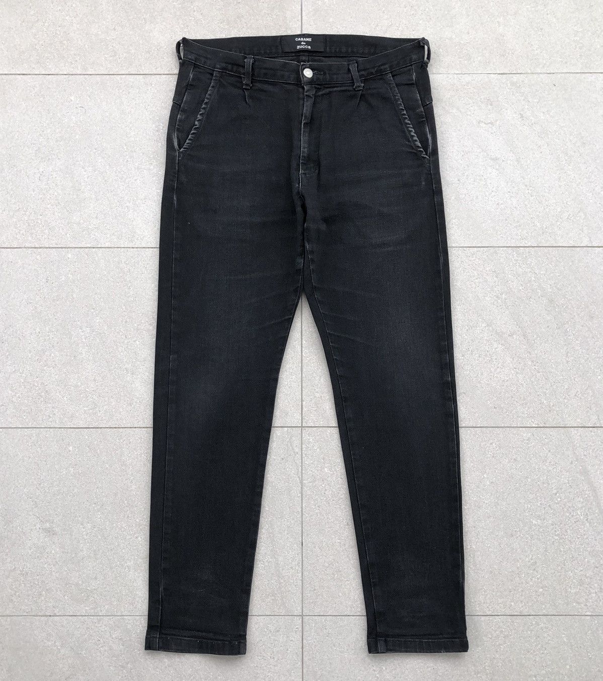 CABANE de ZUCCa Cabane de Zucca Issey Miyake Stretchable Slim Jeans Size US 30 / EU 46 - 1 Thumbnail