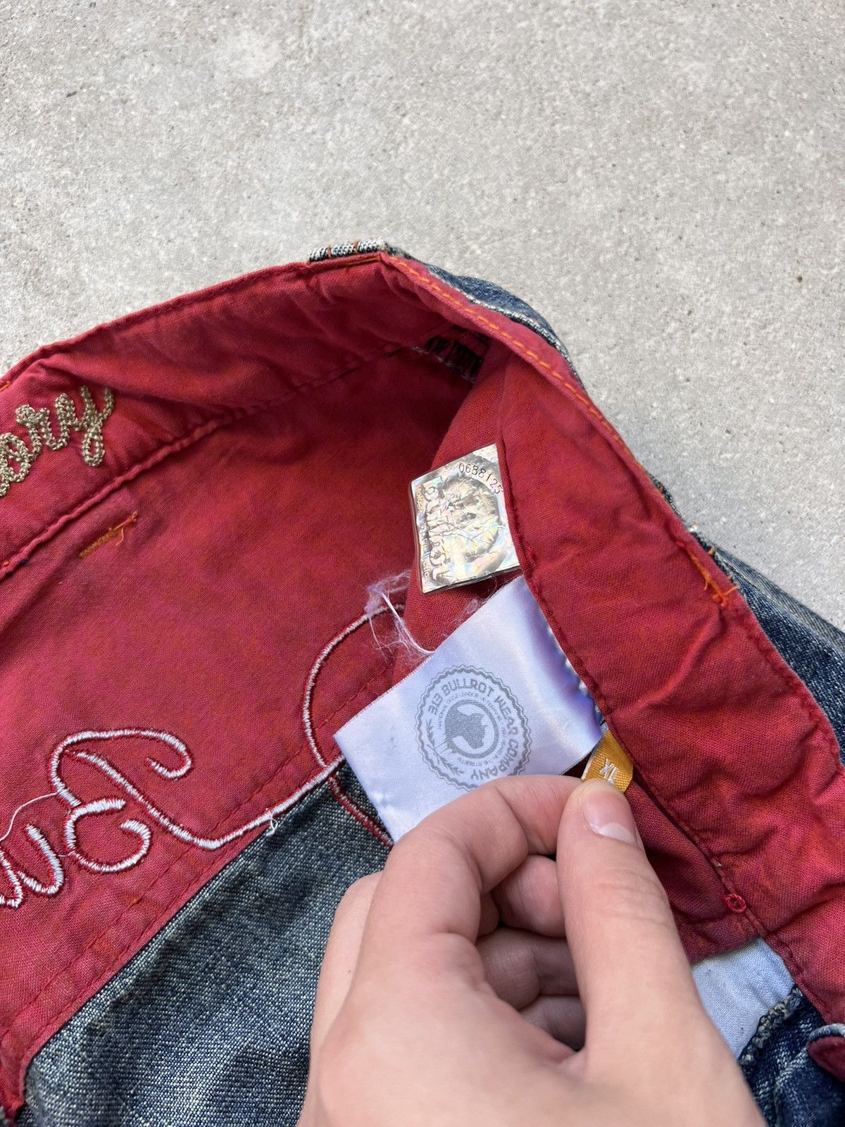 JNCO Vintage Bullrot Baggy Jeans Y2K Size US 32 / EU 48 - 6 Thumbnail