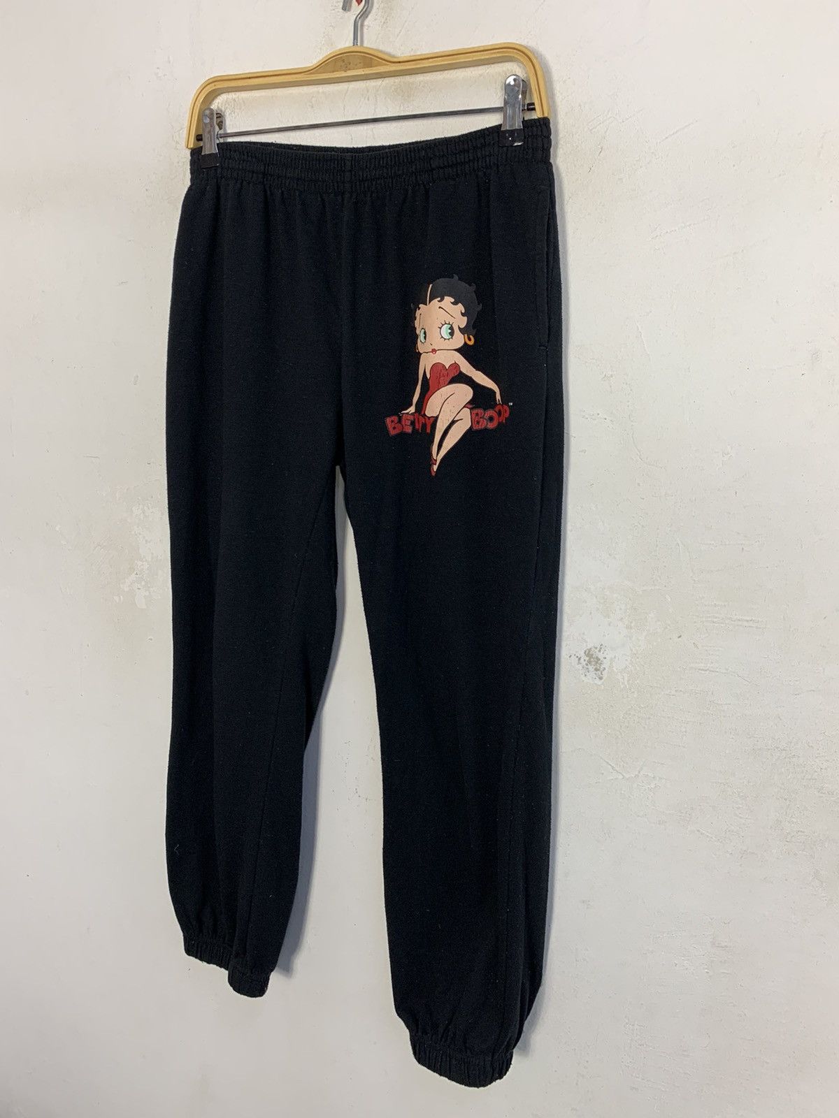 Japanese Brand 90s Betty Boop X Denifits Track Jogger Pant Big Printed Size 28" / US 6 / IT 42 - 4 Thumbnail