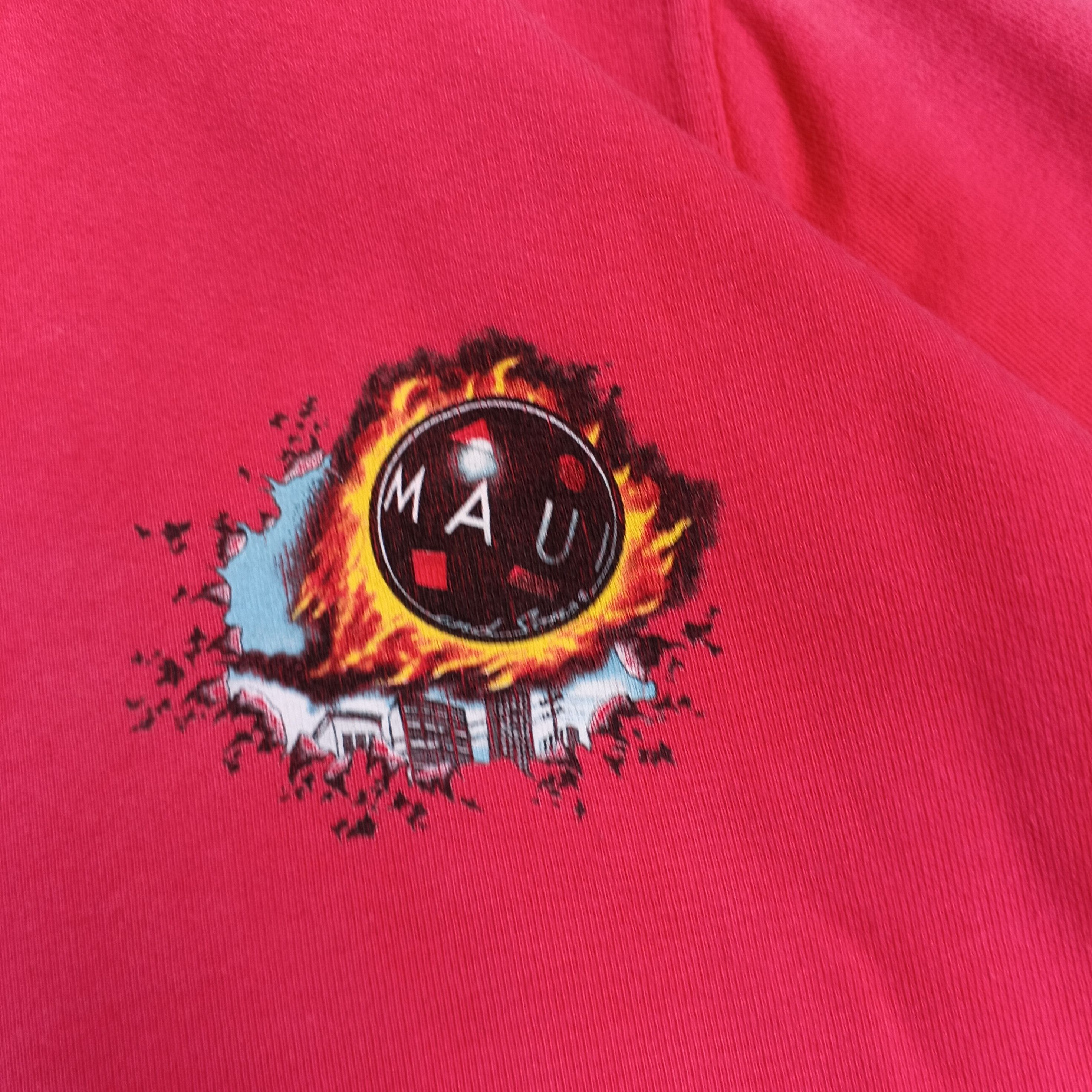 Vintage Vintage 90s Maui And Sons Flame Bikers "Sharkman" BMX Size US M / EU 48-50 / 2 - 5 Thumbnail