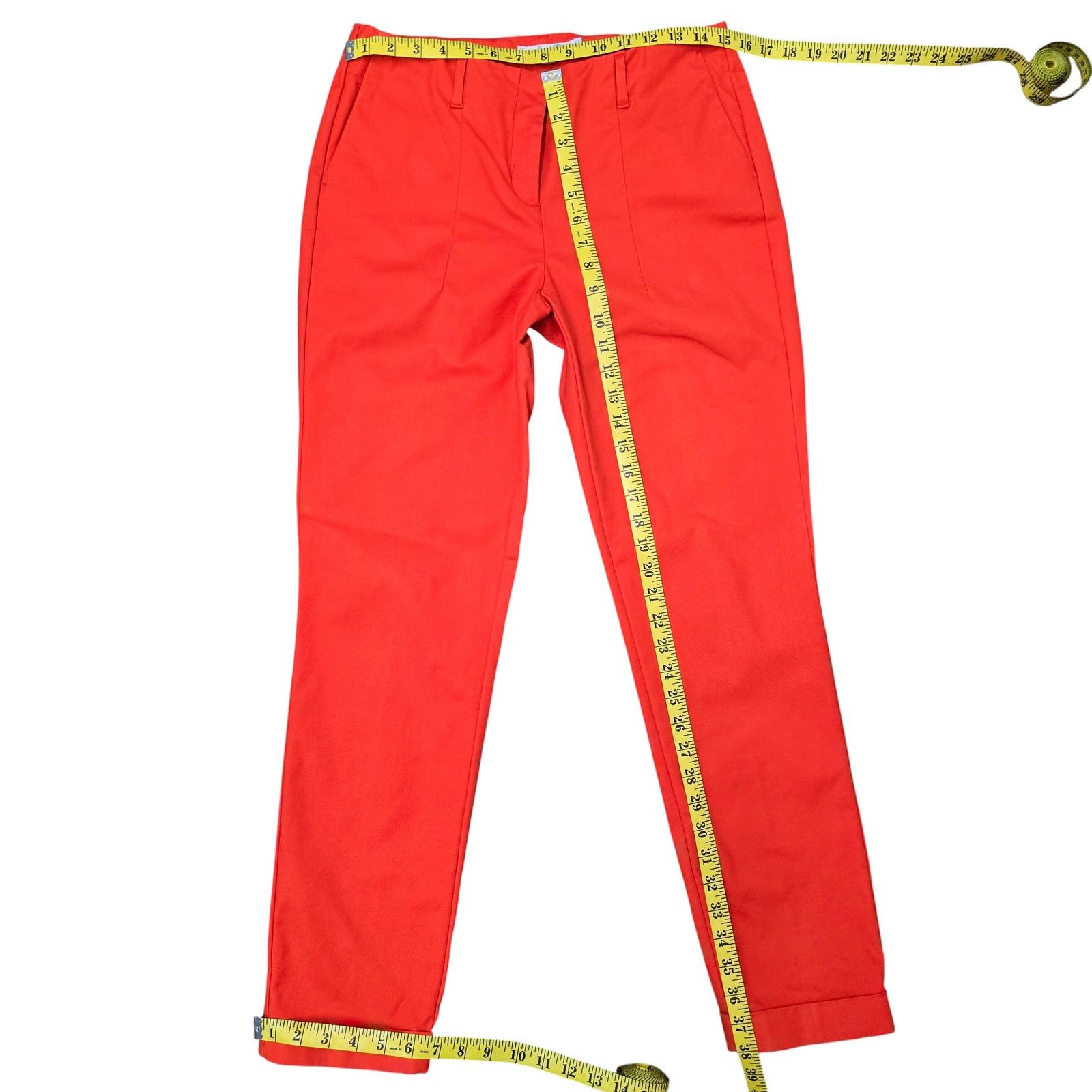 Boden Boden Richmond Pants Trousers Size 6L / 6 Long Bright Coral Size 28" / US 6 / IT 42 - 12 Thumbnail