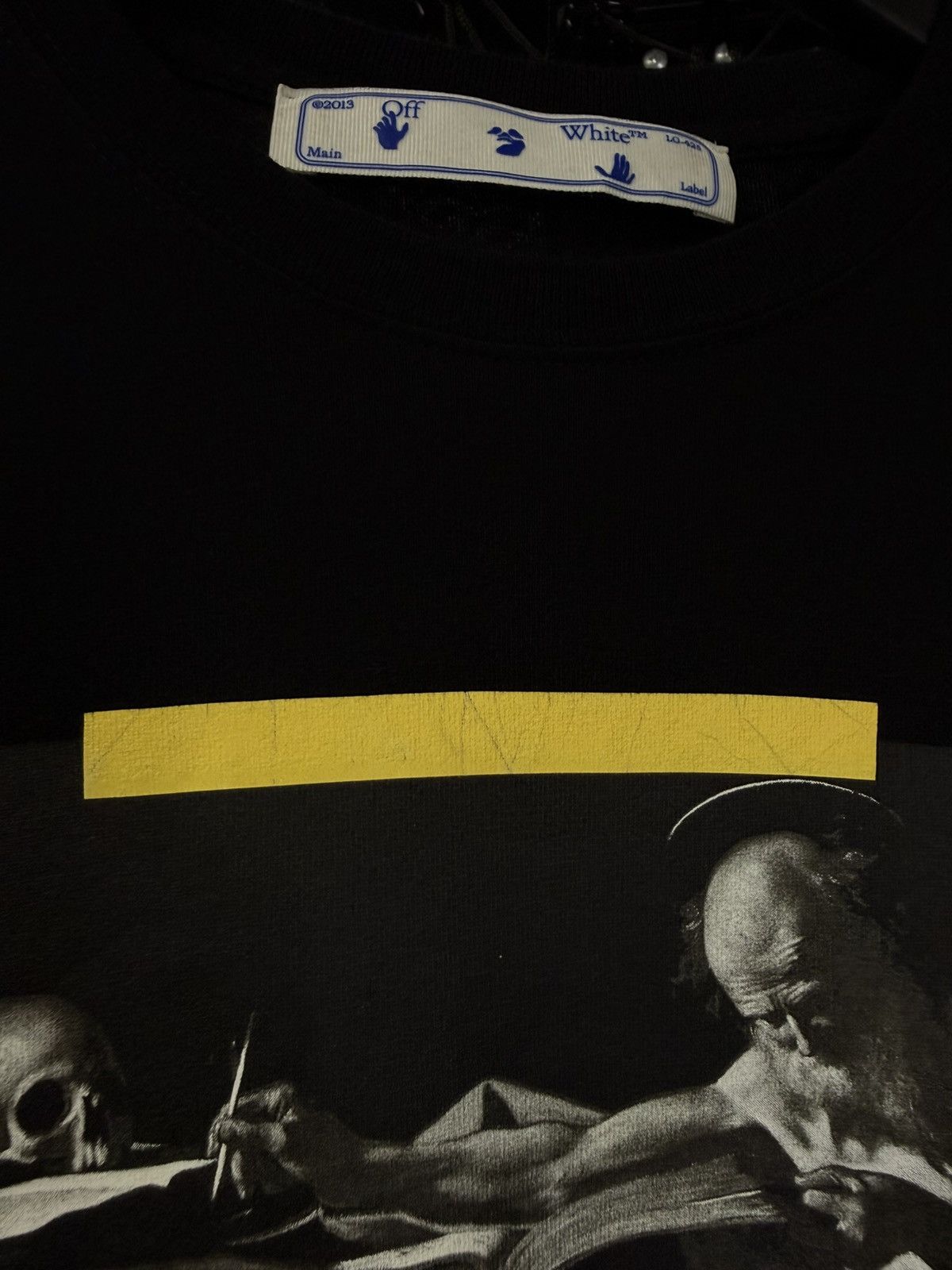 Off-White Off-White Caravaggio Black T-Shirt Virgil Abloh L/S Small Size US S / EU 44-46 / 1 - 11 Thumbnail