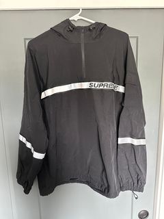 Supreme Reflective Taping Hooded Pullover | Grailed