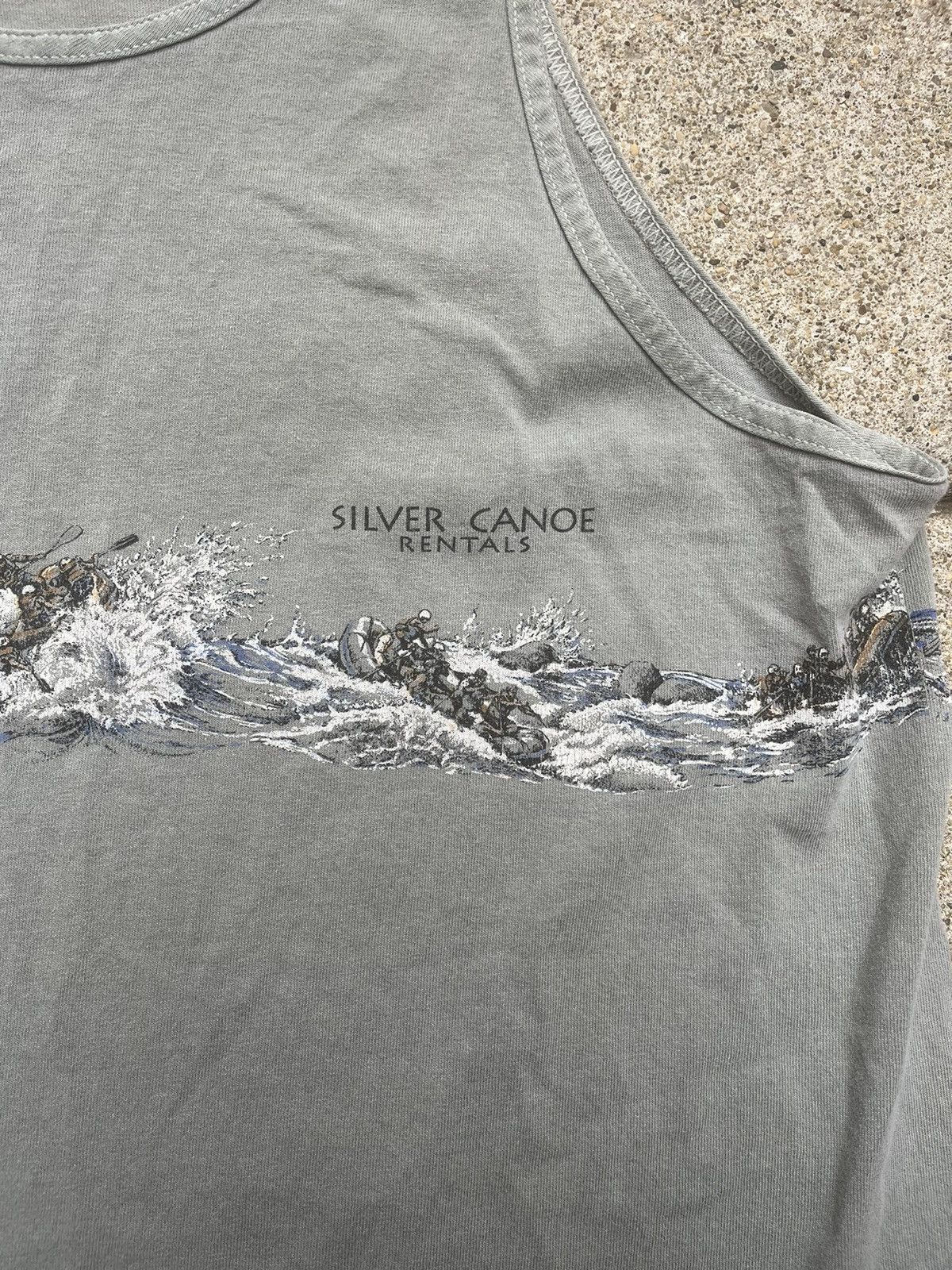 AAA × Alstyle × Vintage Vintage Whitewater Rafting AOP All Over Print Tanktop Size US L / EU 52-54 / 3 - 3 Thumbnail