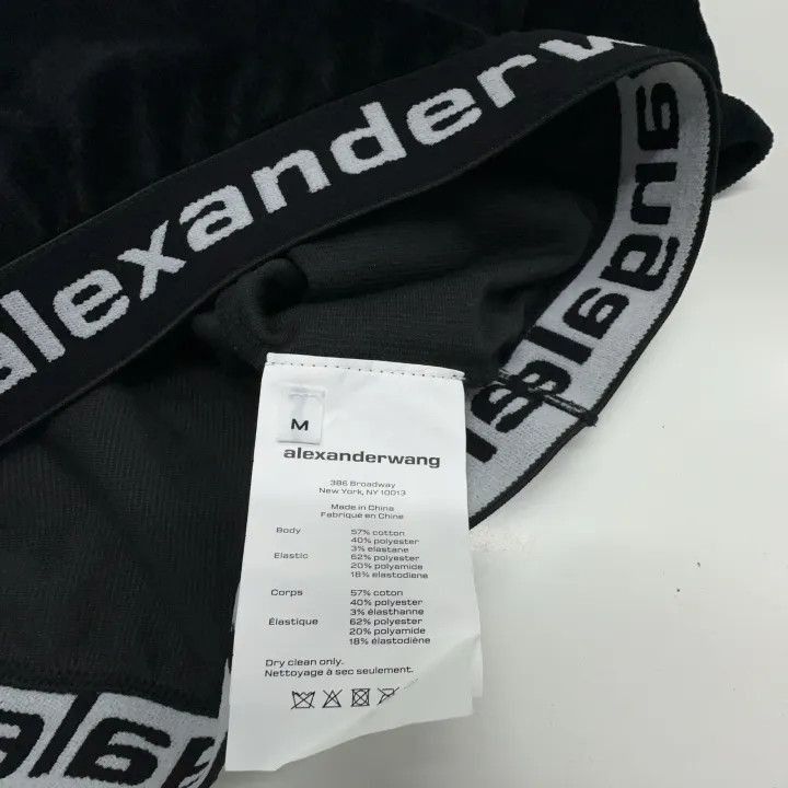 Alexander Wang Alexander Wang Logo Crop Hoodie for Women - Size M / US 6-8 / IT 42-44 - 5 Thumbnail