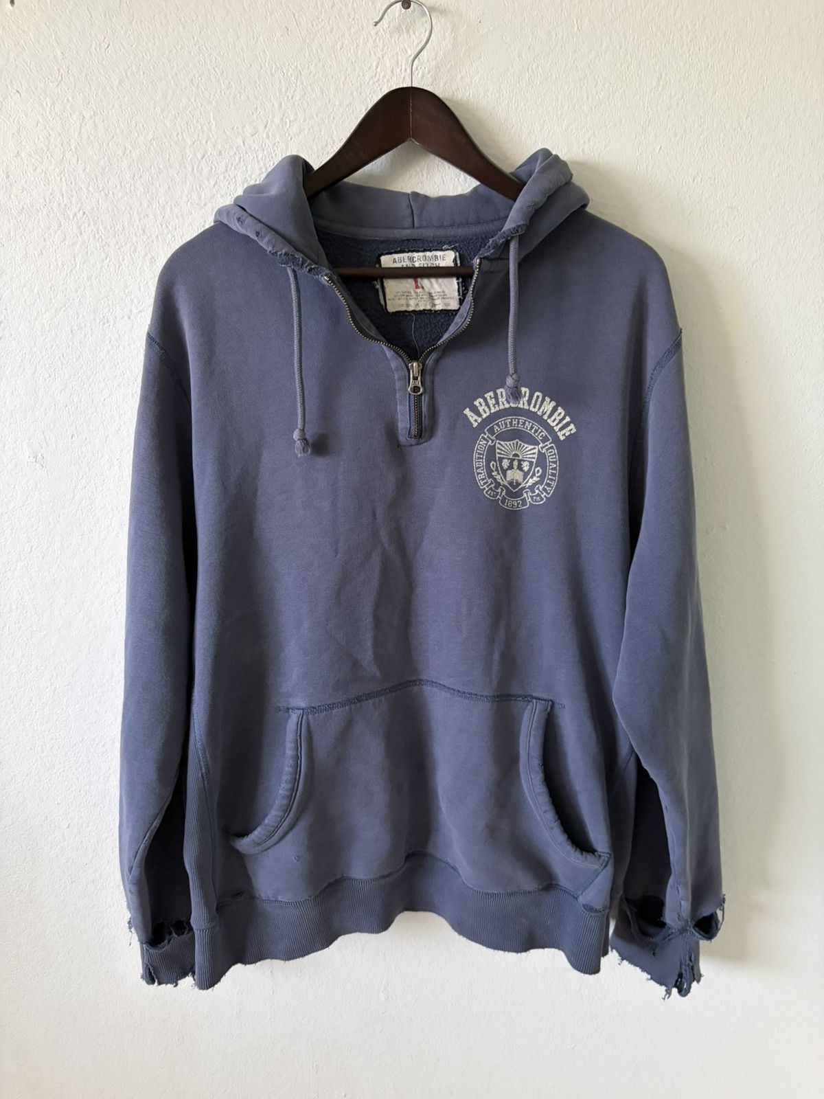 Abercrombie & Fitch Rare Vintage Abercrombie and Fitch Zip Up Hoodie Size US L / EU 52-54 / 3 - 1 Thumbnail