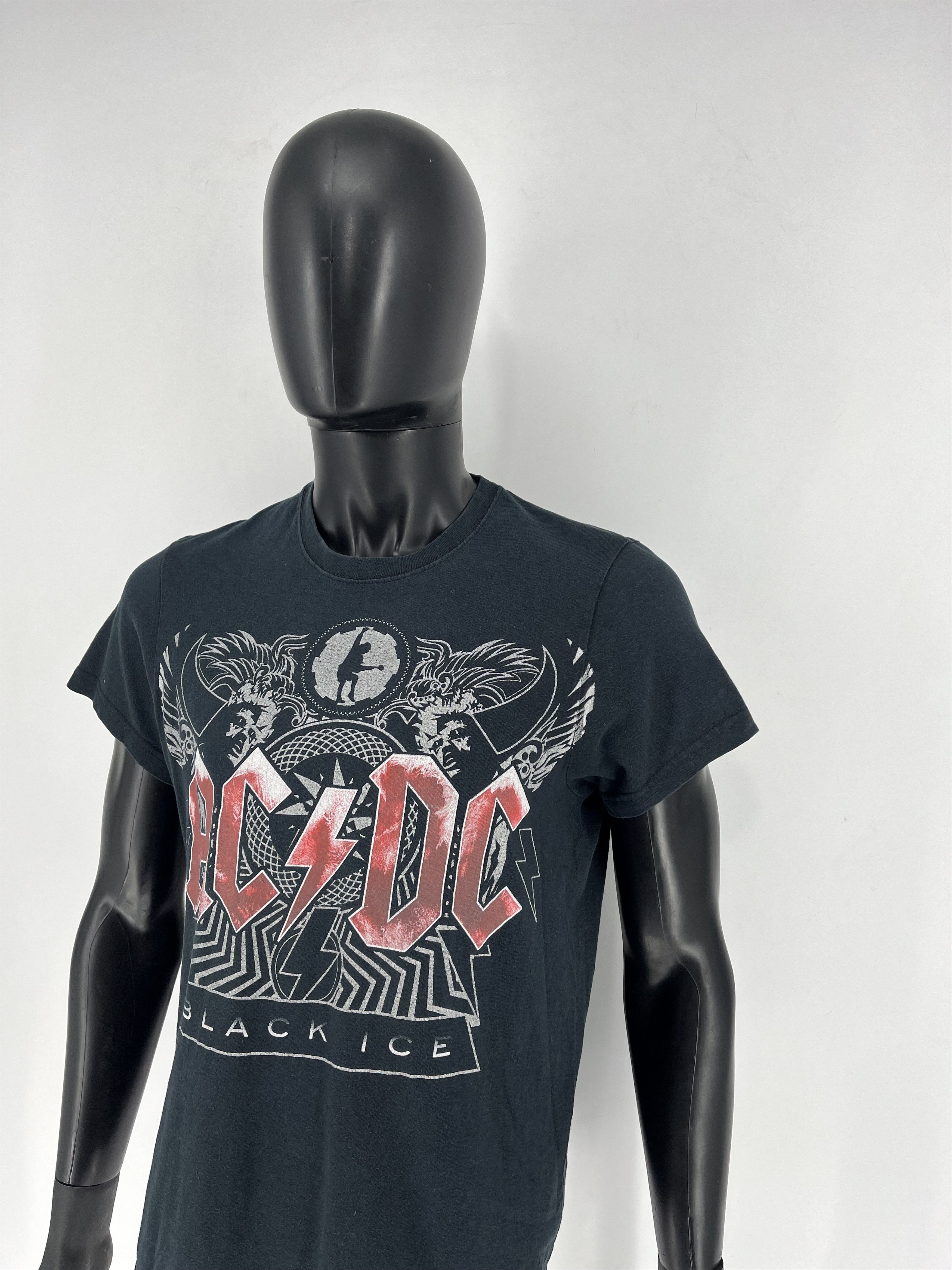 Band Tees × Vintage VINTAGE ACDC BLACK ICE TEE Heavy Metal Rock T-Shirt Like Size US M / EU 48-50 / 2 - 8 Thumbnail