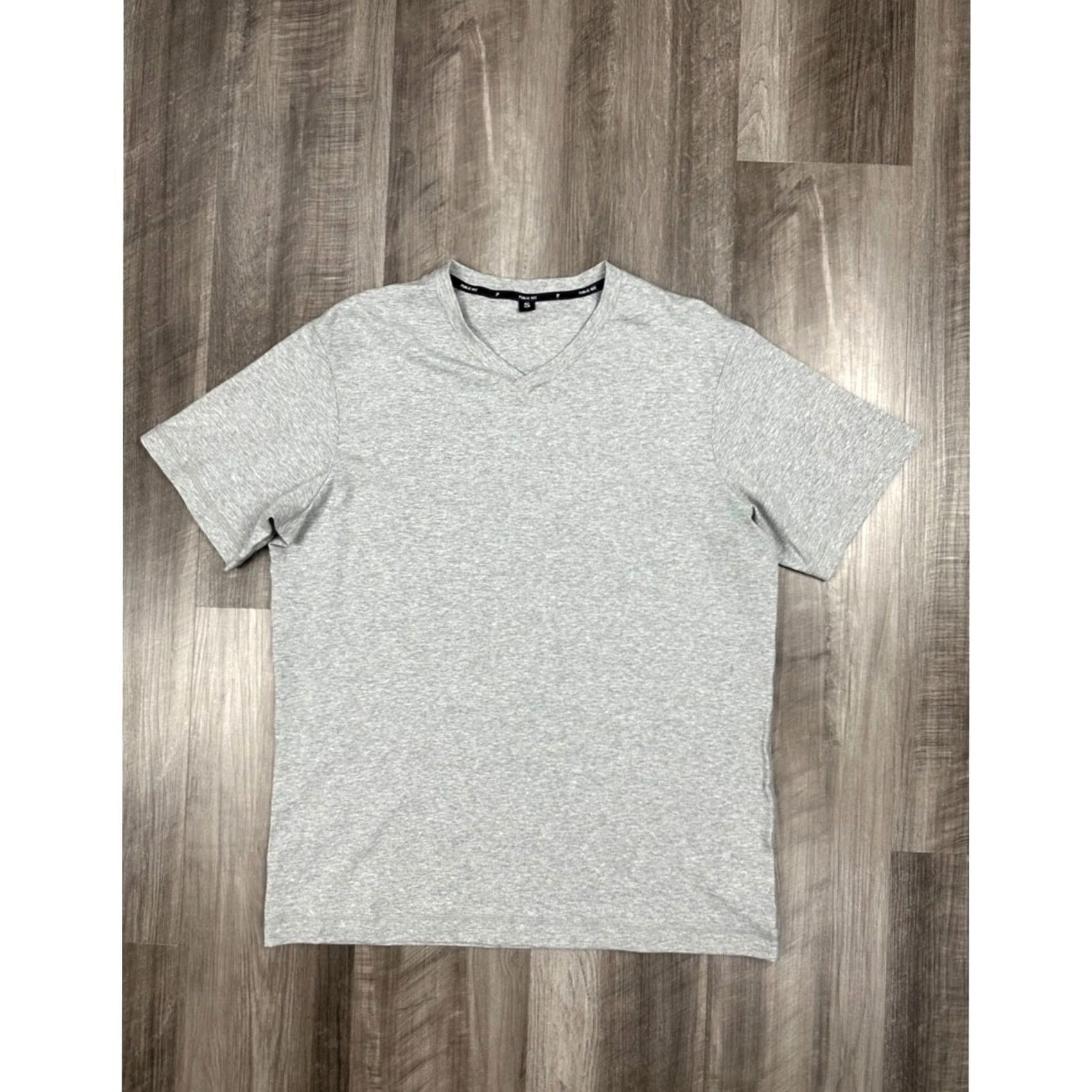 Vintage Public Rec Go To V Neck Performance Stretch Tee Shirt S Mens Gray Size US S / EU 44-46 / 1 - 2 Thumbnail