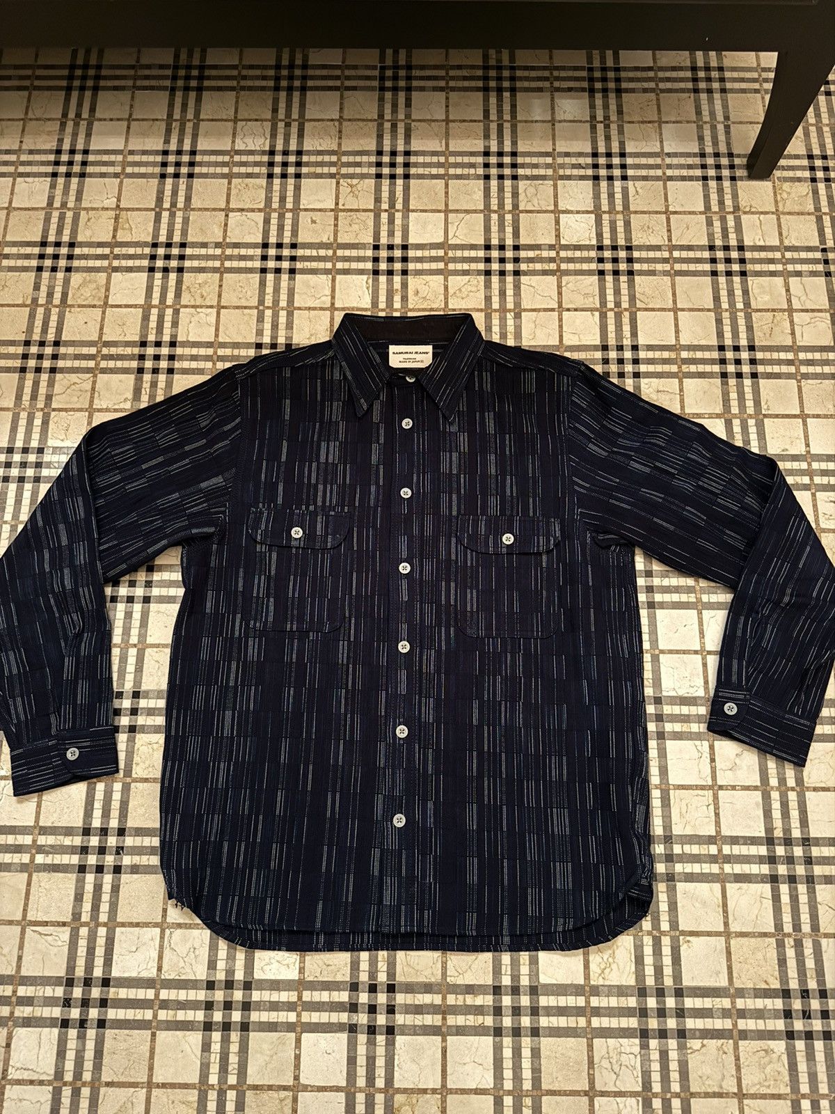 Samurai Jeans RARE Samurai Jeans Denim Button Up Shirt Size US L / EU 52-54 / 3 - 1 Thumbnail