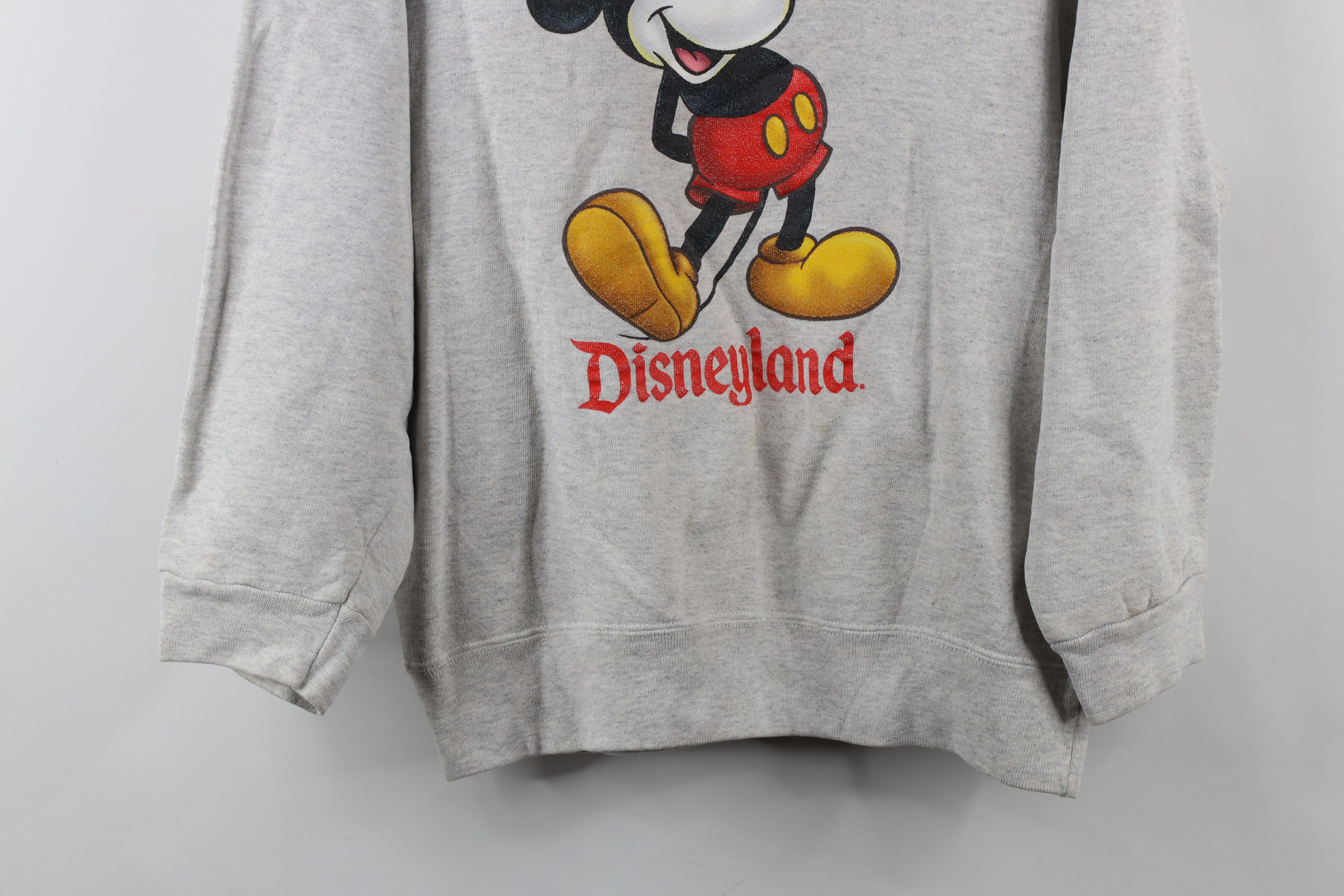Disney × Vintage Vintage 90s Disneyland Spell Out Mickey Mouse Sweatshirt USA Size S / US 4 / IT 40 - 3 Thumbnail