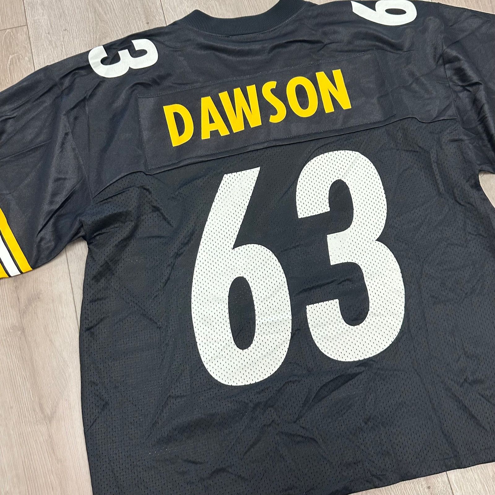 Puma vintage puma Pittsburgh Steelers Dermontti Dawson #63 jersey Size US L / EU 52-54 / 3 - 8 Thumbnail