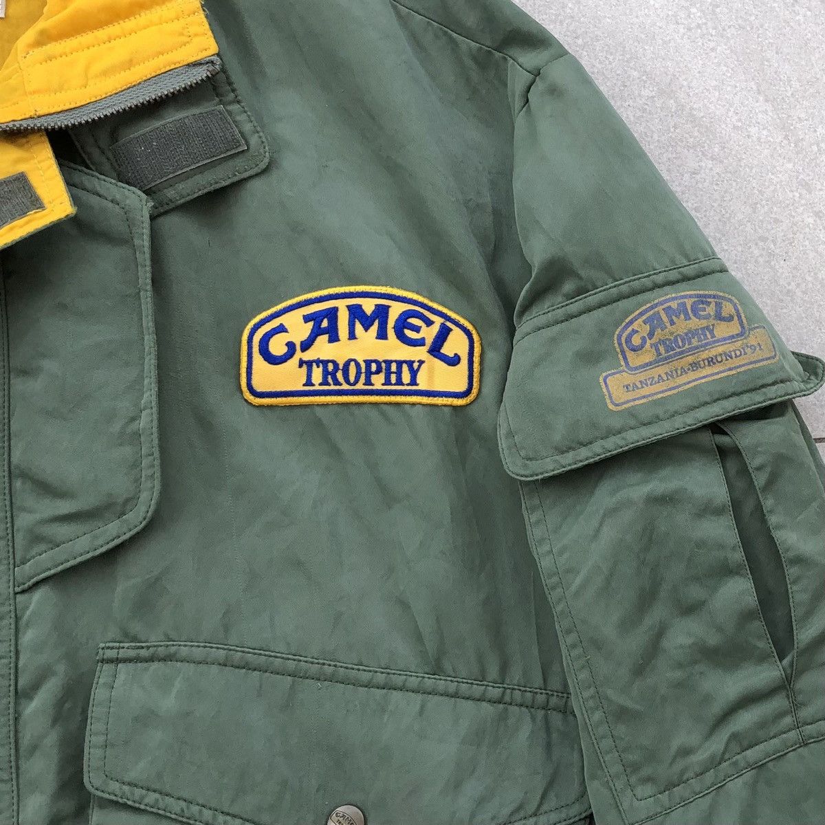 Vintage Vintage 1980 CAMEL TROPHY Reversible Bomber Jacket Size US L / EU 52-54 / 3 - 11 Thumbnail