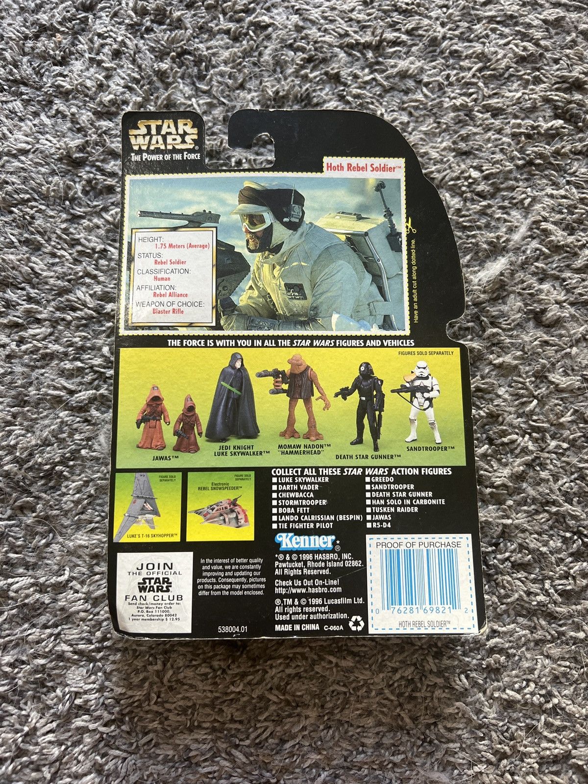 Star Wars Kenner Star Wars The Power Of The Force Hoth Rebel Soldier Size ONE SIZE - 2 Thumbnail