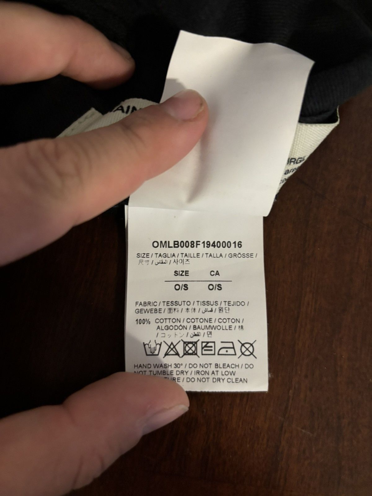 Off-White Off-White Industrial Y013 Black Hat Size ONE SIZE - 7 Thumbnail