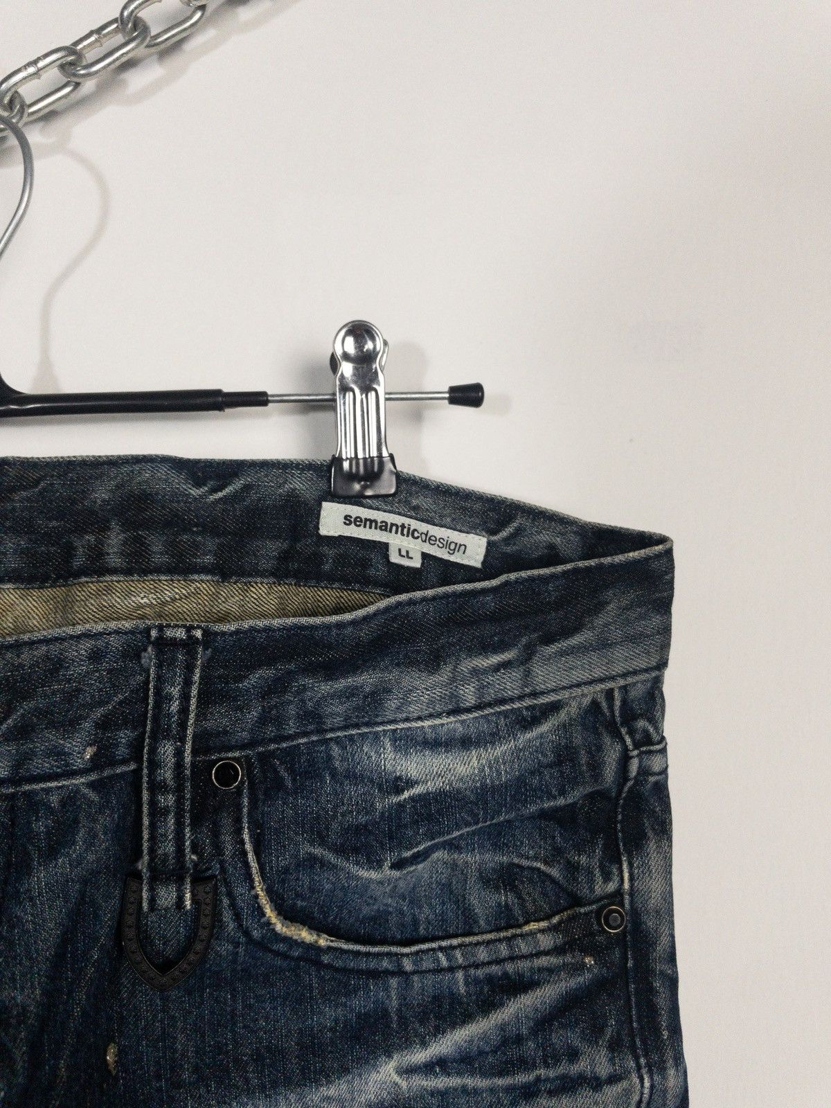 semanticdesign Splatter Poem Bootcut Jeans like LGB If Six was Nine Size US 34 / EU 50 - 10 Thumbnail
