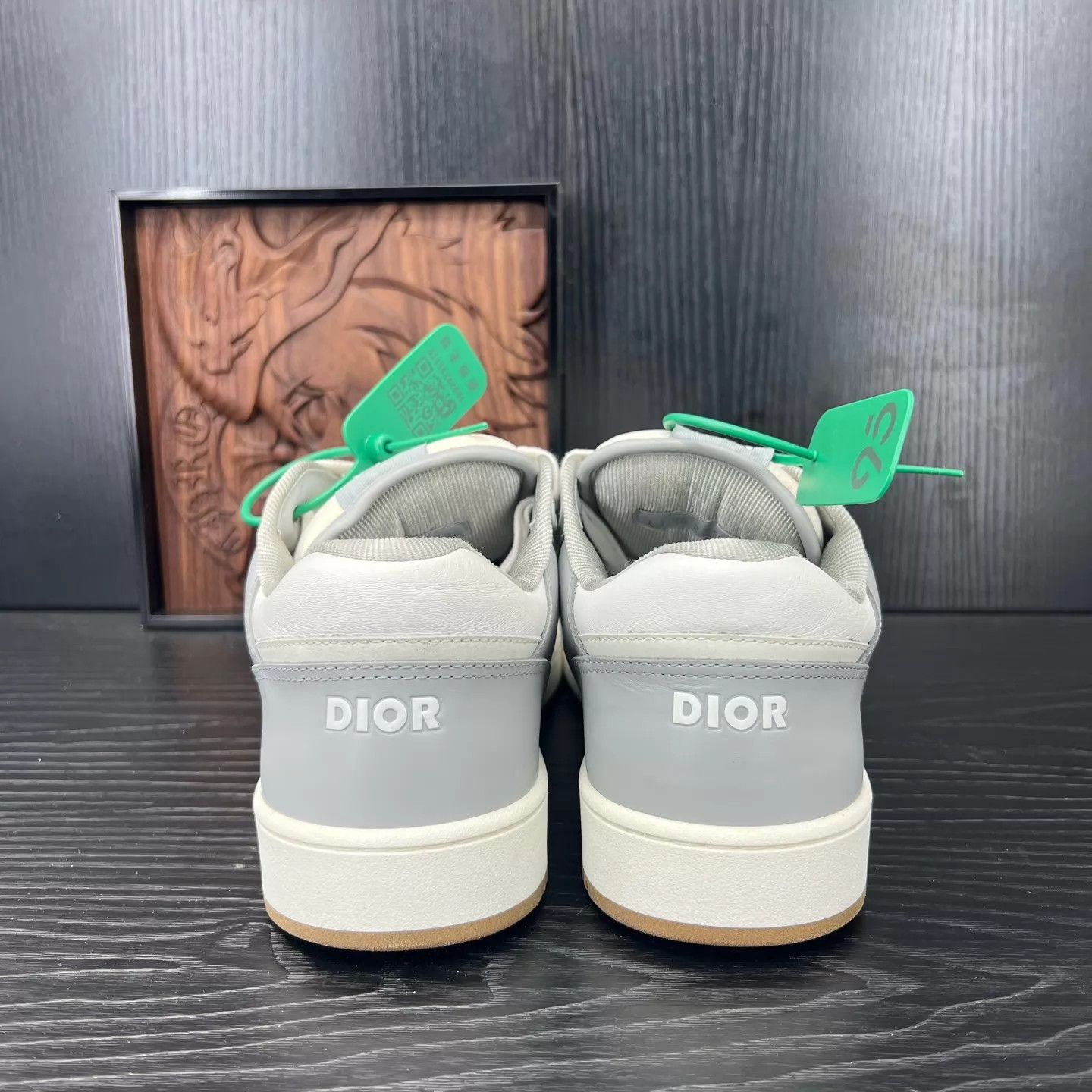 Dior Dior B27 Gray & White 43 Sneakers Worn a few times like new Size US 10 / EU 43 - 3 Thumbnail