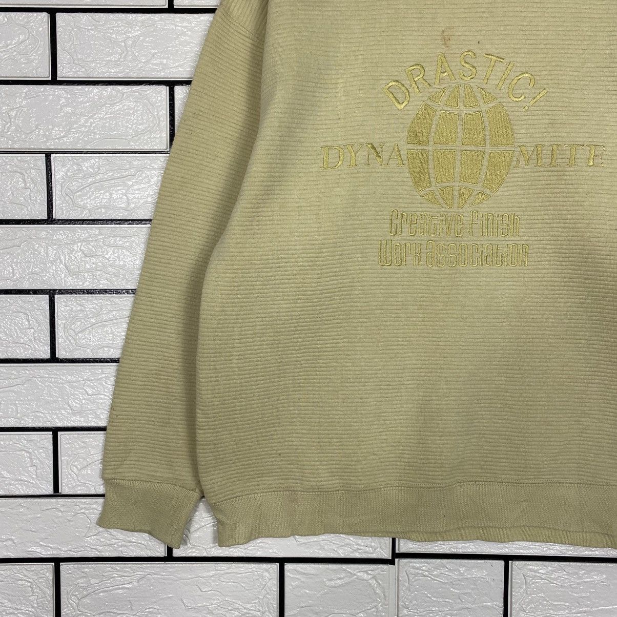 Japanese Brand 📌Vintage Sweatshirt Reich Big Logo Embroidery Size US M / EU 48-50 / 2 - 5 Thumbnail