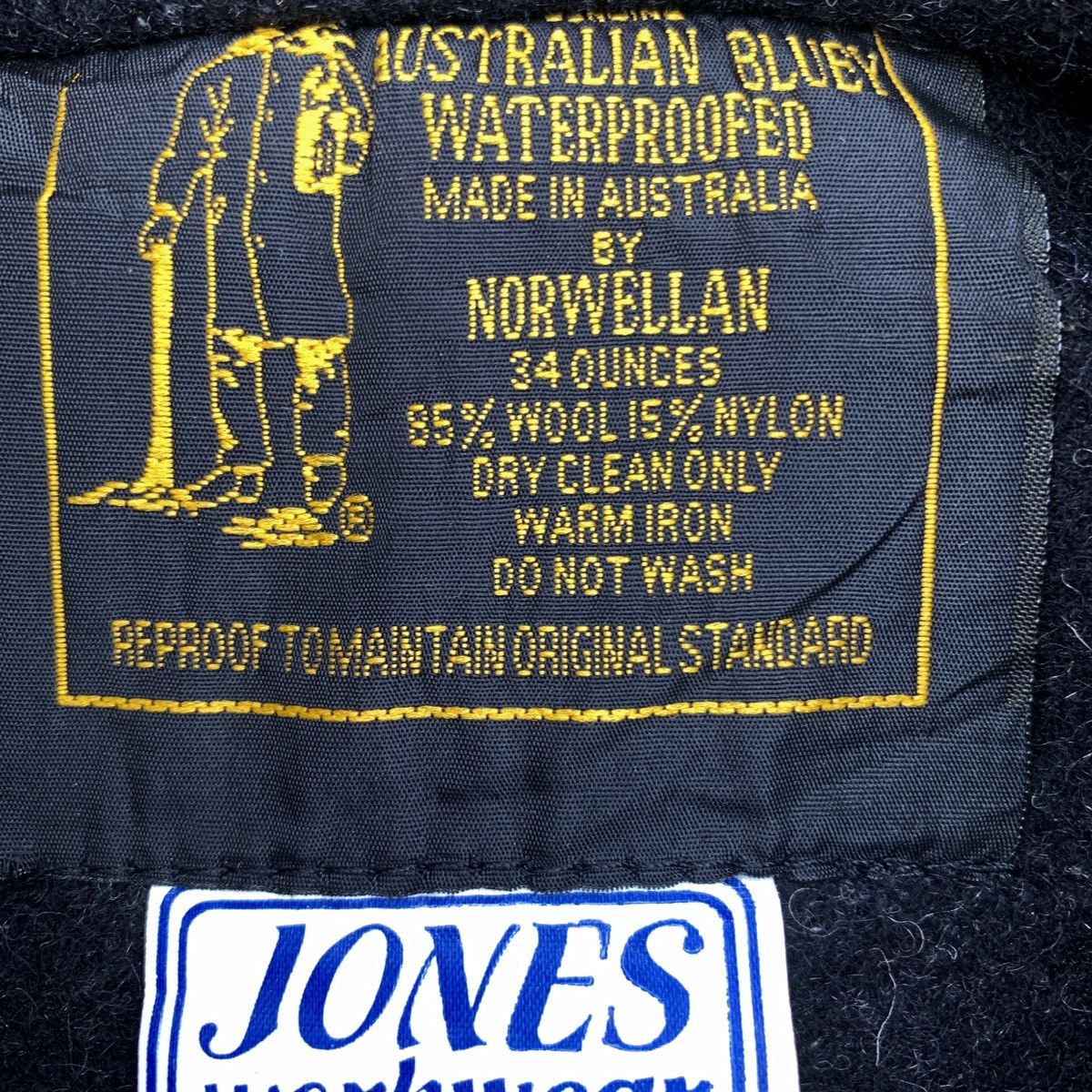 Filson × Hunter × Vintage 80s Australian Bluey Wool Mackinaw Jacket Size US L / EU 52-54 / 3 - 5 Thumbnail