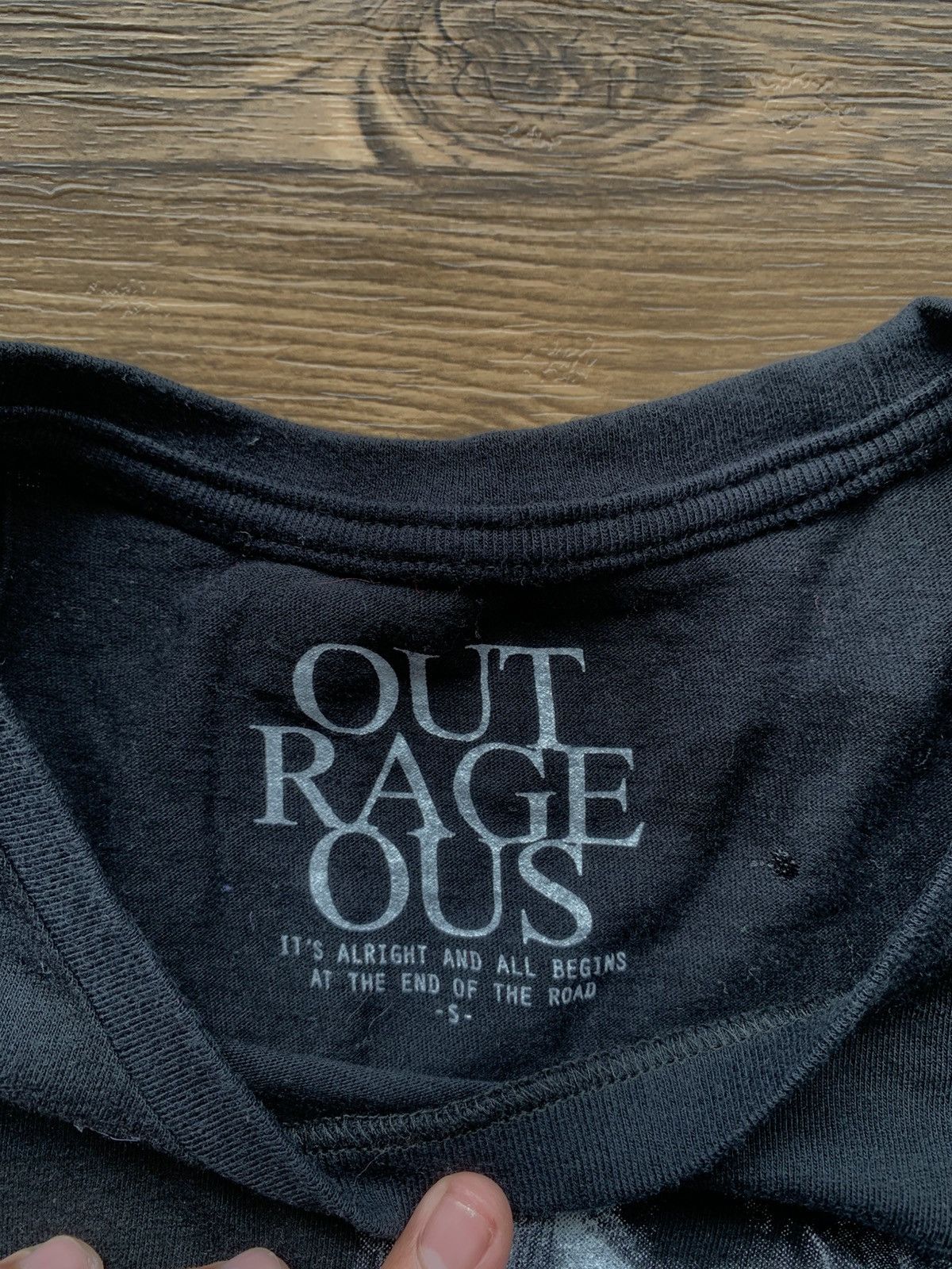 Japanese Brand 2000s japanese archive out rage ous y2k longsleeve tee Size US S / EU 44-46 / 1 - 5 Thumbnail