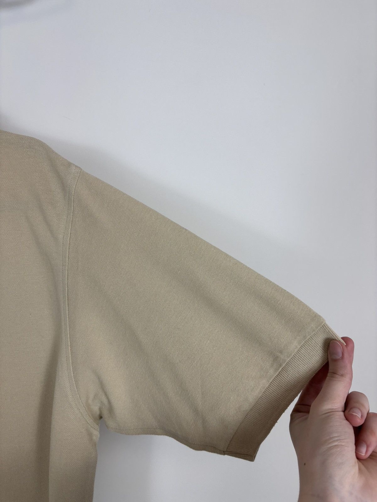 Trussardi Trussardi Sport Vintage Men’s Cotton Beige Polo Shirt Size US XL / EU 56 / 4 - 7 Thumbnail