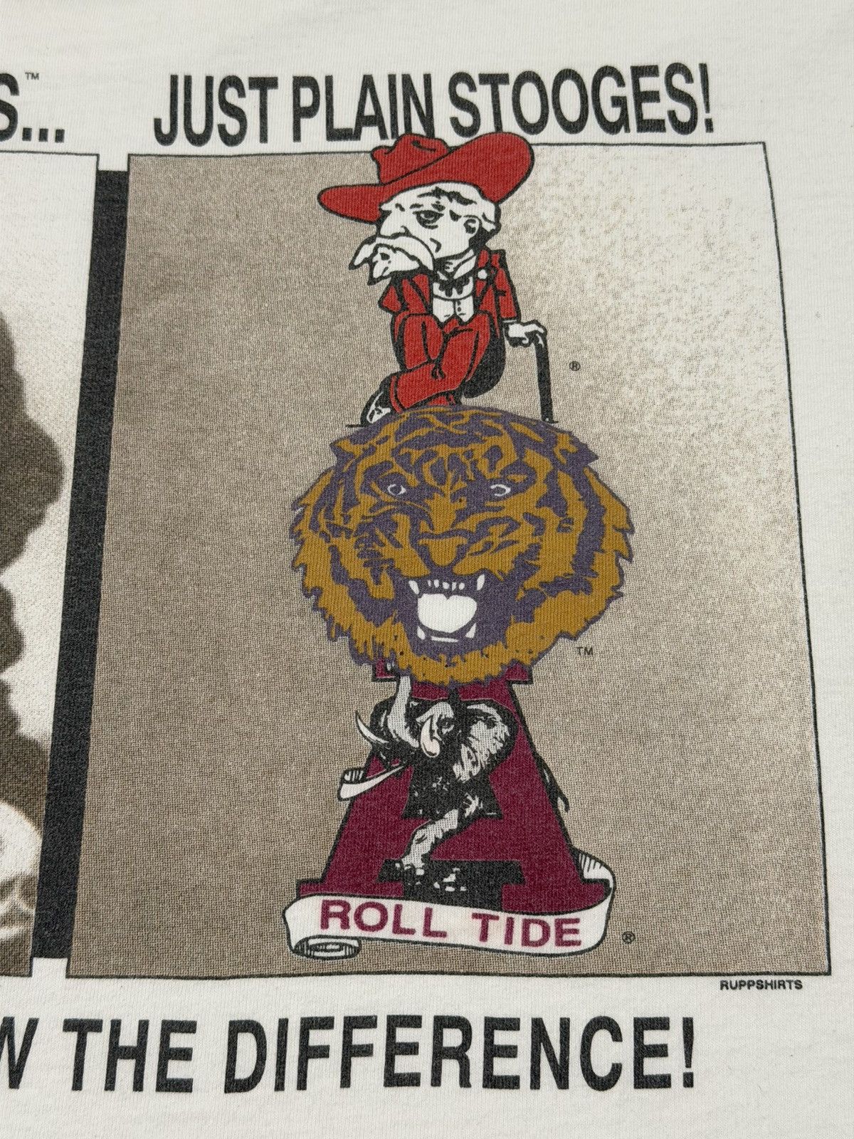 NCAA Vintage 90s Mississippi State Bulldogs The 3 Stooges XXL Size US XXL / EU 58 / 5 - 7 Thumbnail