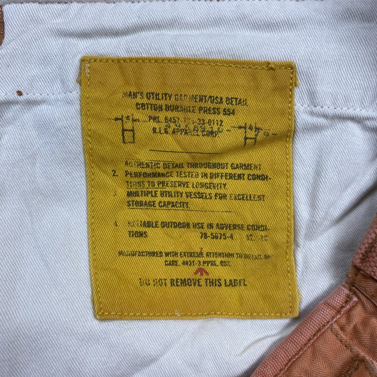 Polo Ralph Lauren Vintage polo ralph Lauren hbt multi pocket cargo pants Size US 35 - 12 Thumbnail