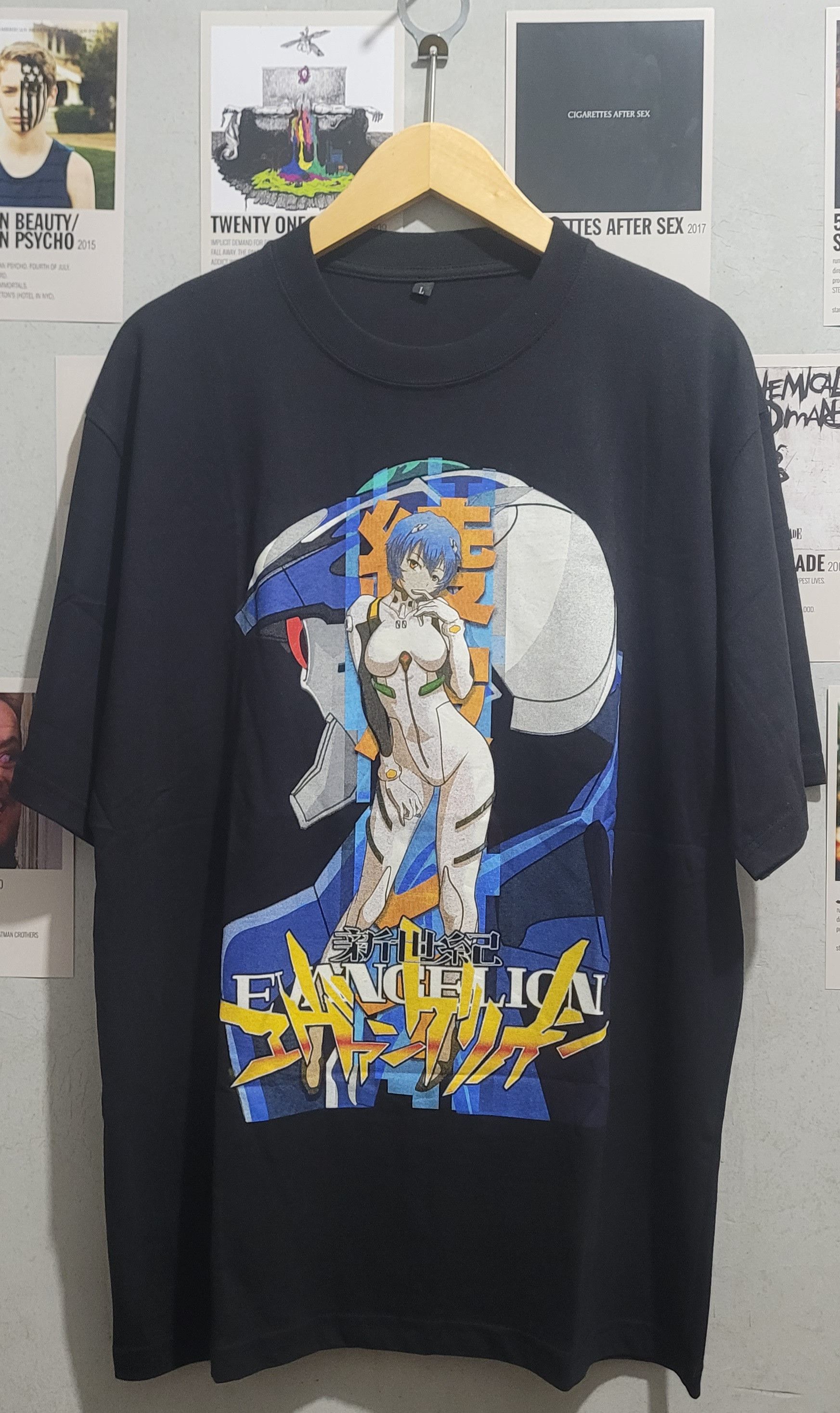 Anime Vintage Rei Ayanami Neon Genesis Evangelion EVA cospa shirt