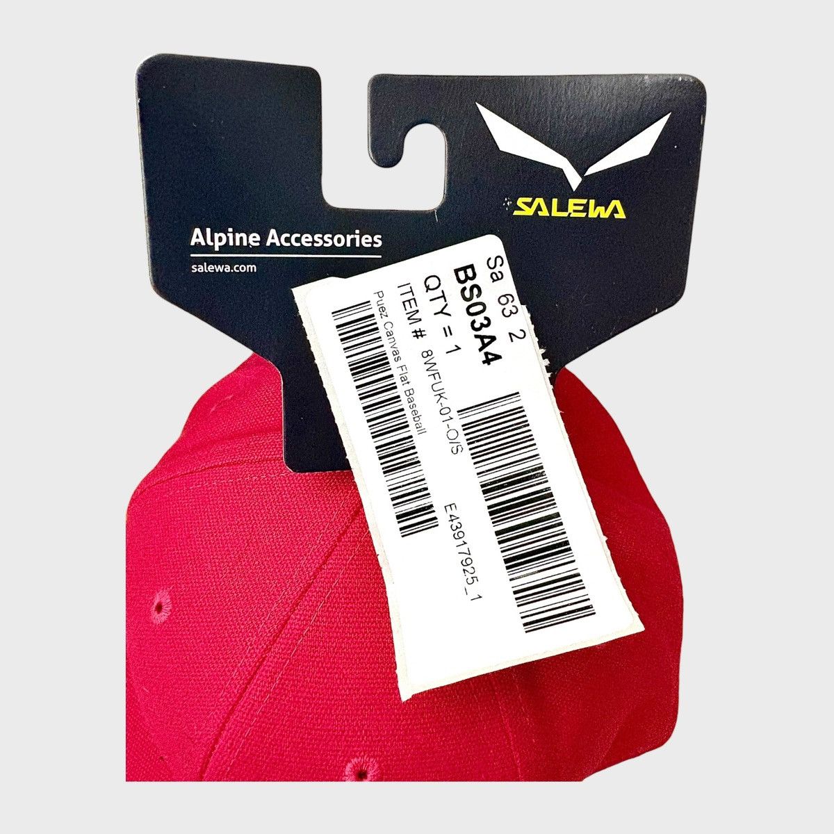 SALEWA Salewa Men’s Puez Canvas Flat Baseball Rose Red Hat Sz OS Size ONE SIZE - 16 Thumbnail