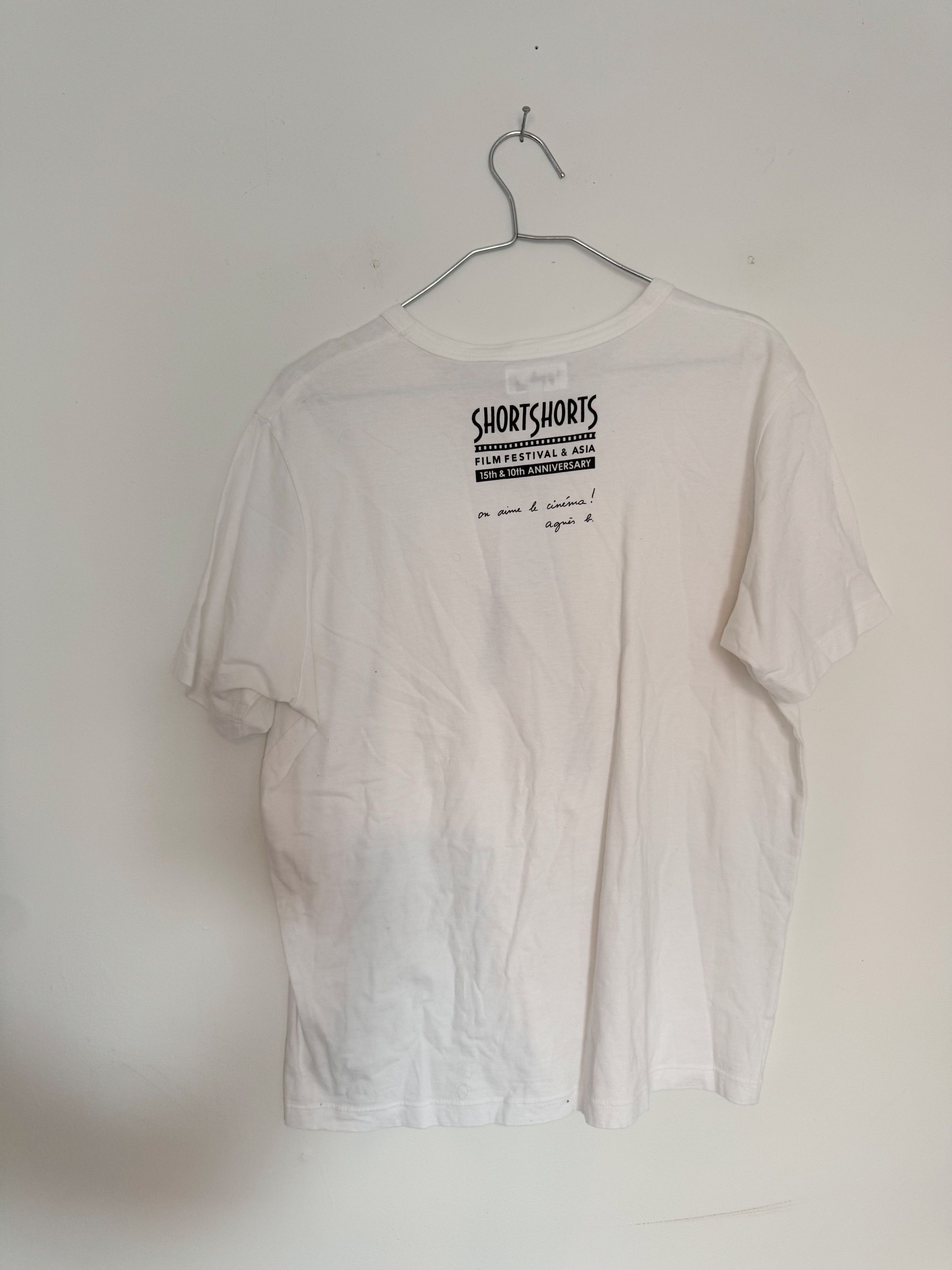 agnes b. Vintage Agnes B Trompe L'Oeil Tie T Shirt Size US M / EU 48-50 / 2 - 2 Thumbnail