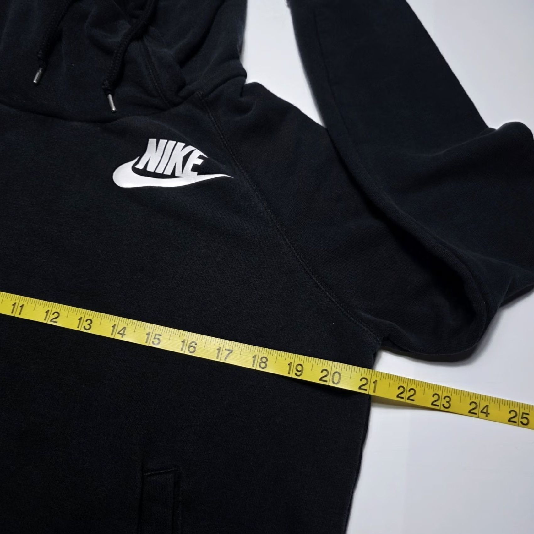 Nike Nike Black Pullover Hoodie Cowl Cross Neck Sweatshirt Women’s Medium Size M / US 6-8 / IT 42-44 - 6 Thumbnail