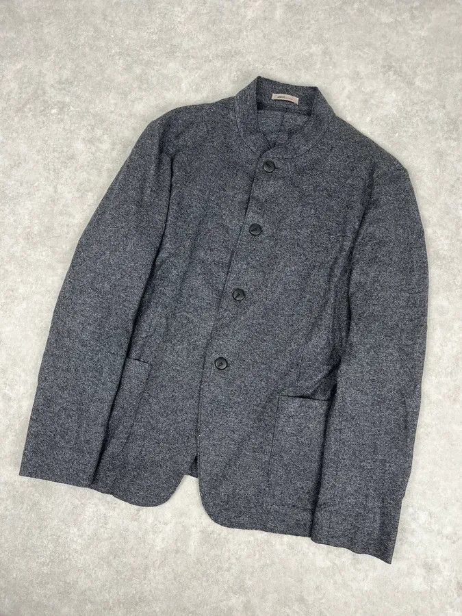 Armani Collezioni SS2017 Armani Collezioni Classy Grey Buttoned Jacket Size 44R - 5 Thumbnail