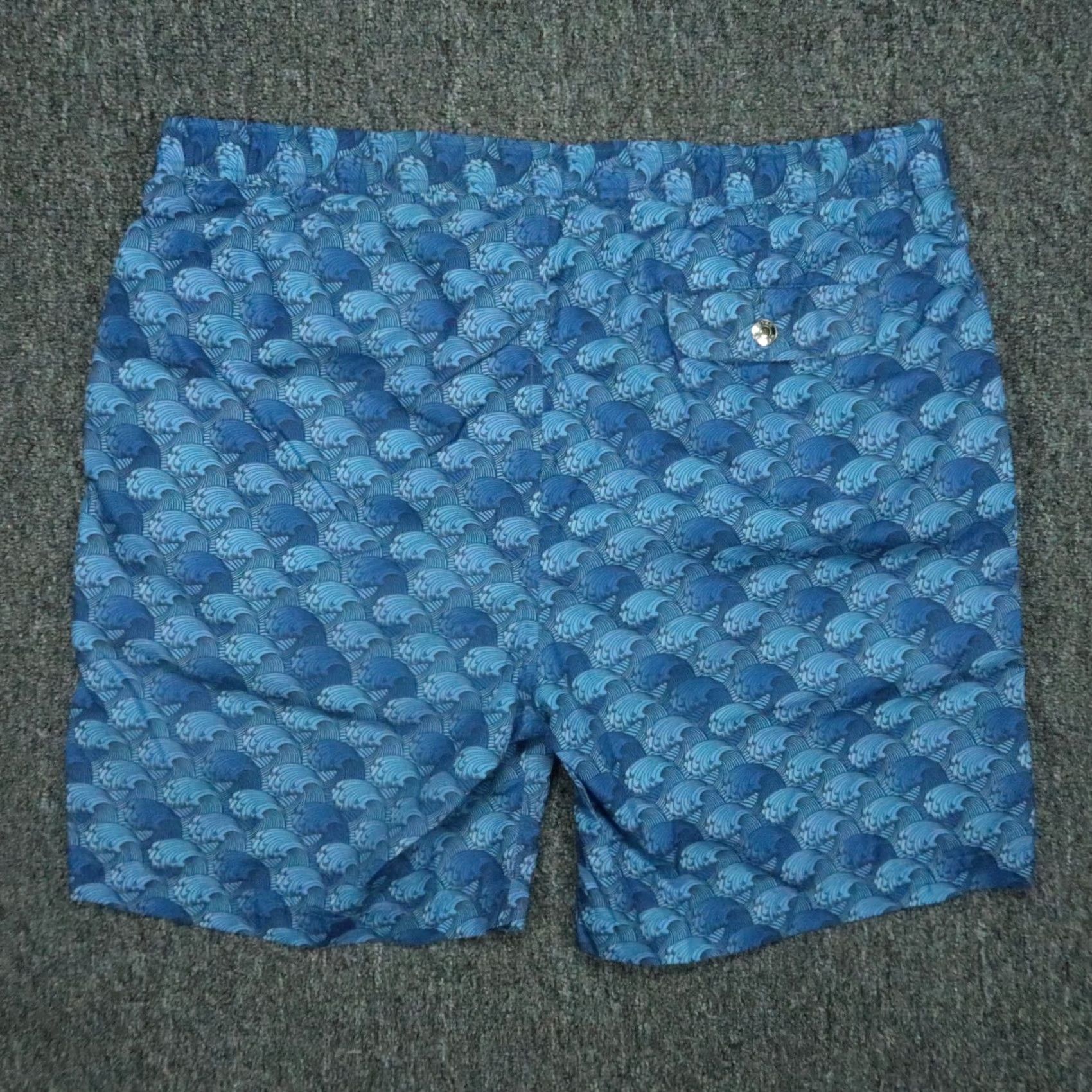 Peter Millar Peter Millar Swim Trunks Mens XL Blue Lined Shorts Waves Surf Bottoms Size US 36 / EU 52 - 3 Thumbnail