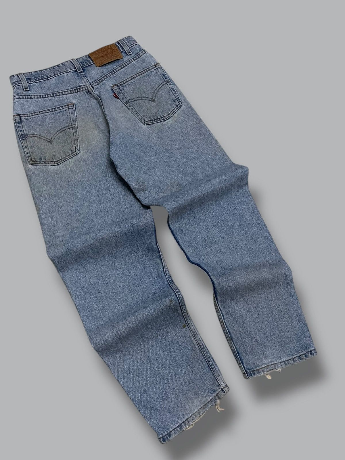Levi's Vintage Clothing Vintage 1990s Designer Levis 550 Relaxed Fit Blue Denim Size US 28 / EU 44 - 9 Thumbnail
