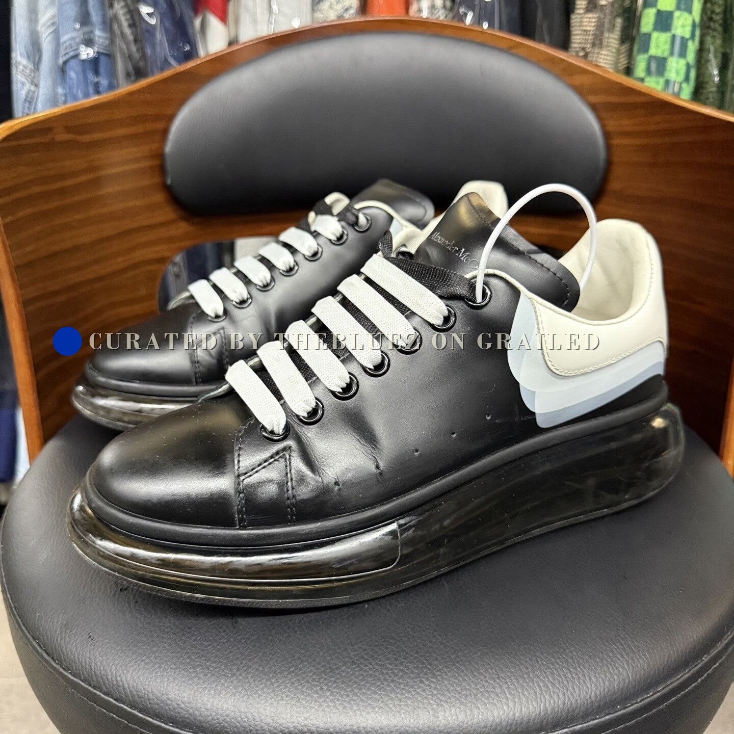 Alexander McQueen McQueen Black White Shoes Size 40 Size US 7 / EU 40 - 1 Thumbnail