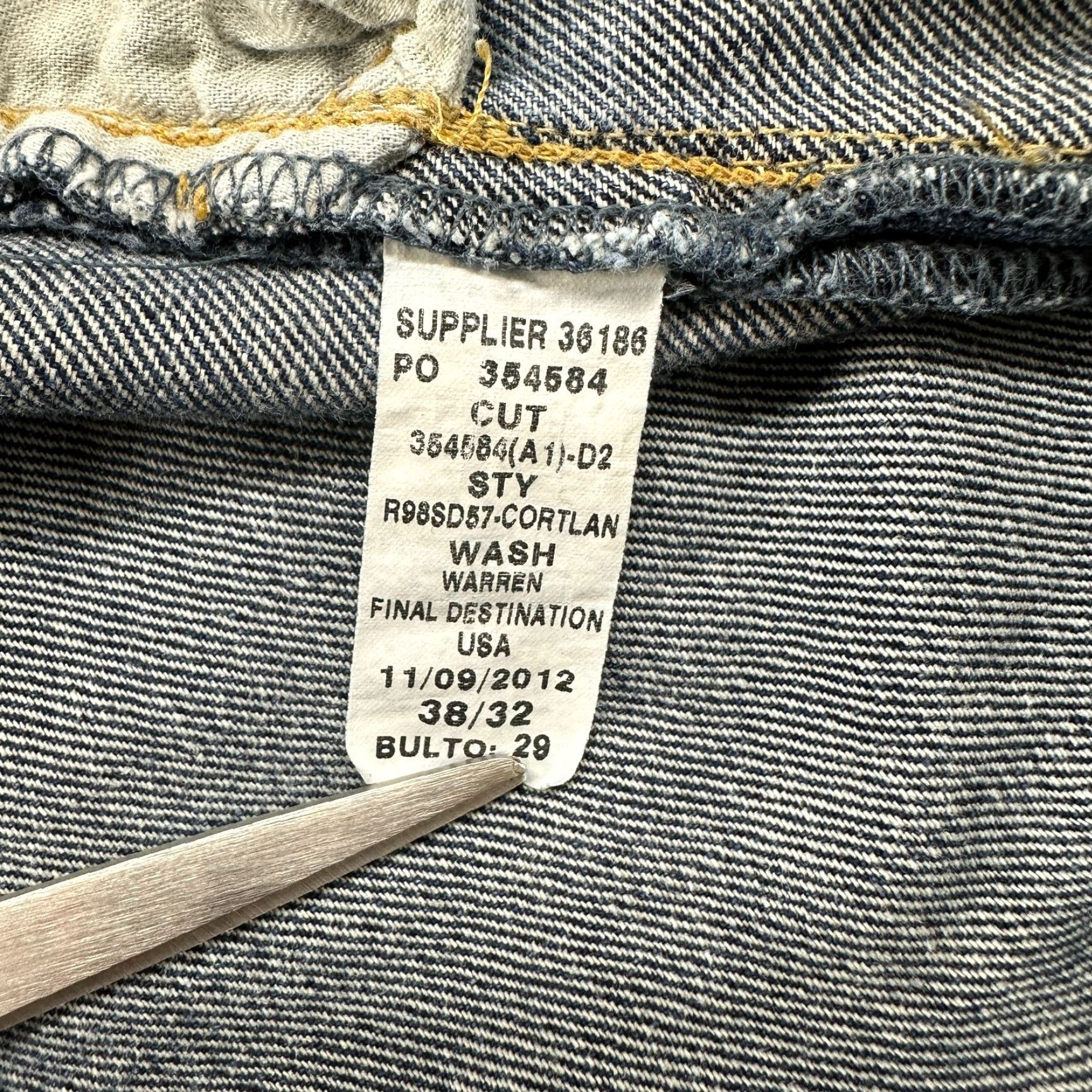 Polo Ralph Lauren Polo Ralph Lauren Jeans Polo by Ralph Lauren Hampton Straight Jeans Men 38x28 Blue Dark Wash Denim Classic Straight Pocket 5-Pocket Denim Cotton Size US M / EU 48-50 / 2 - 6 Thumbnail
